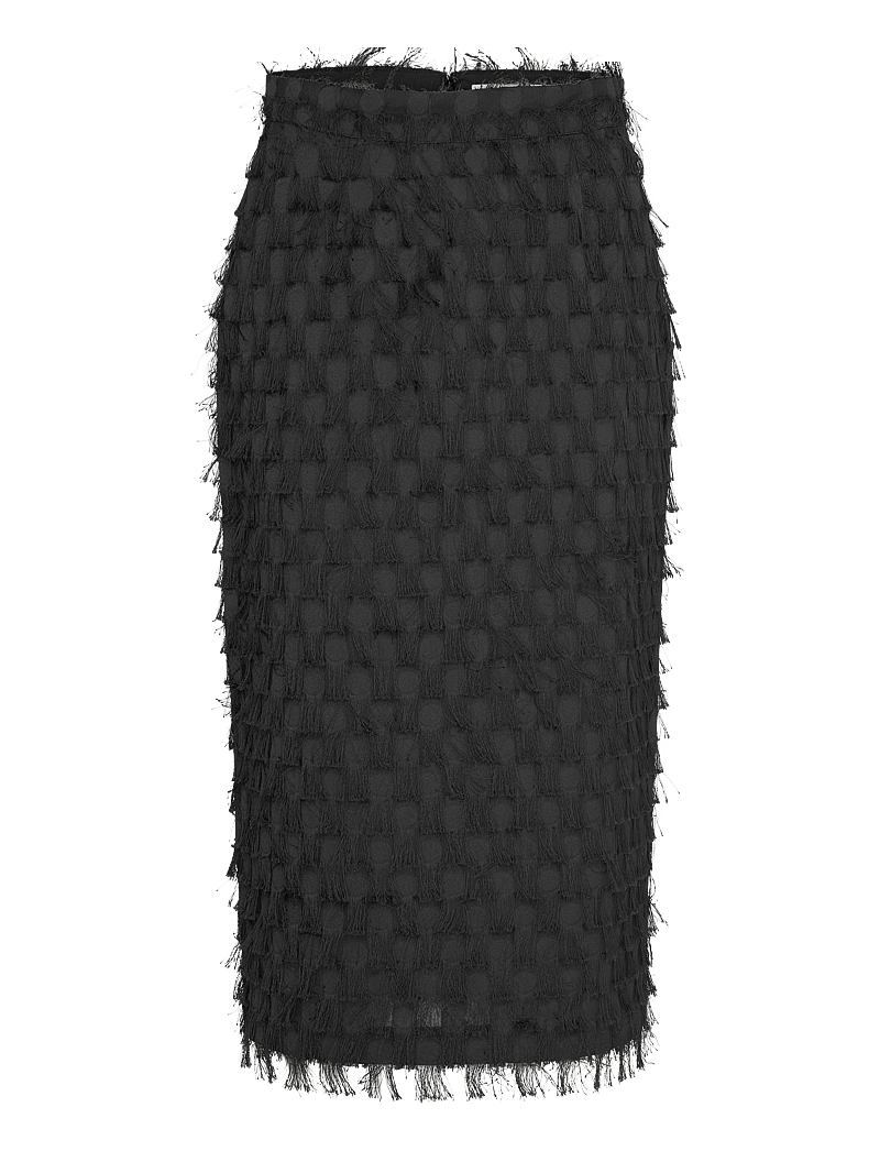 Day Birger et Mikkelsen - Gabrielle - Abstract Fringes - midiseelikud - black - 0