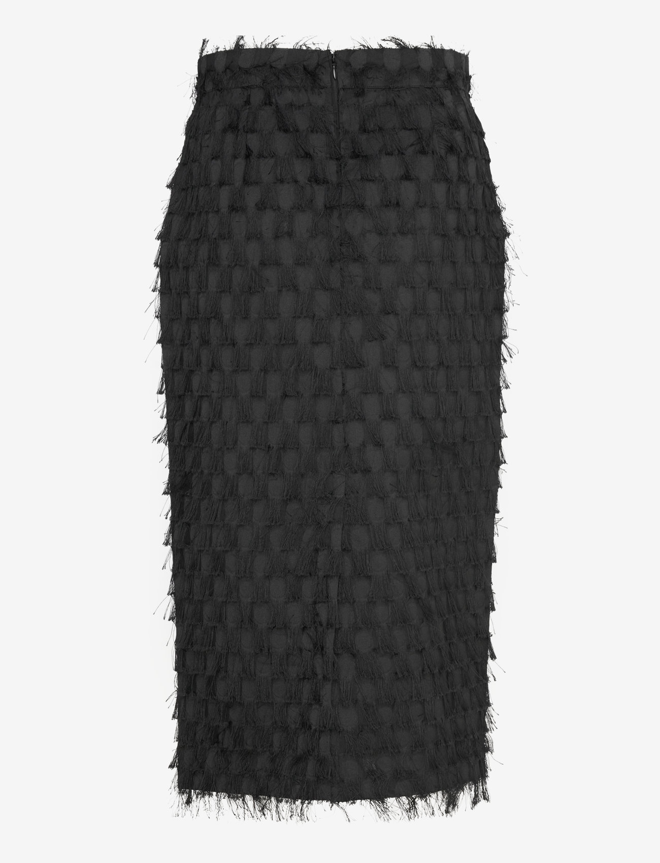 Day Birger et Mikkelsen - Gabrielle - Abstract Fringes - midi-röcke - black - 1