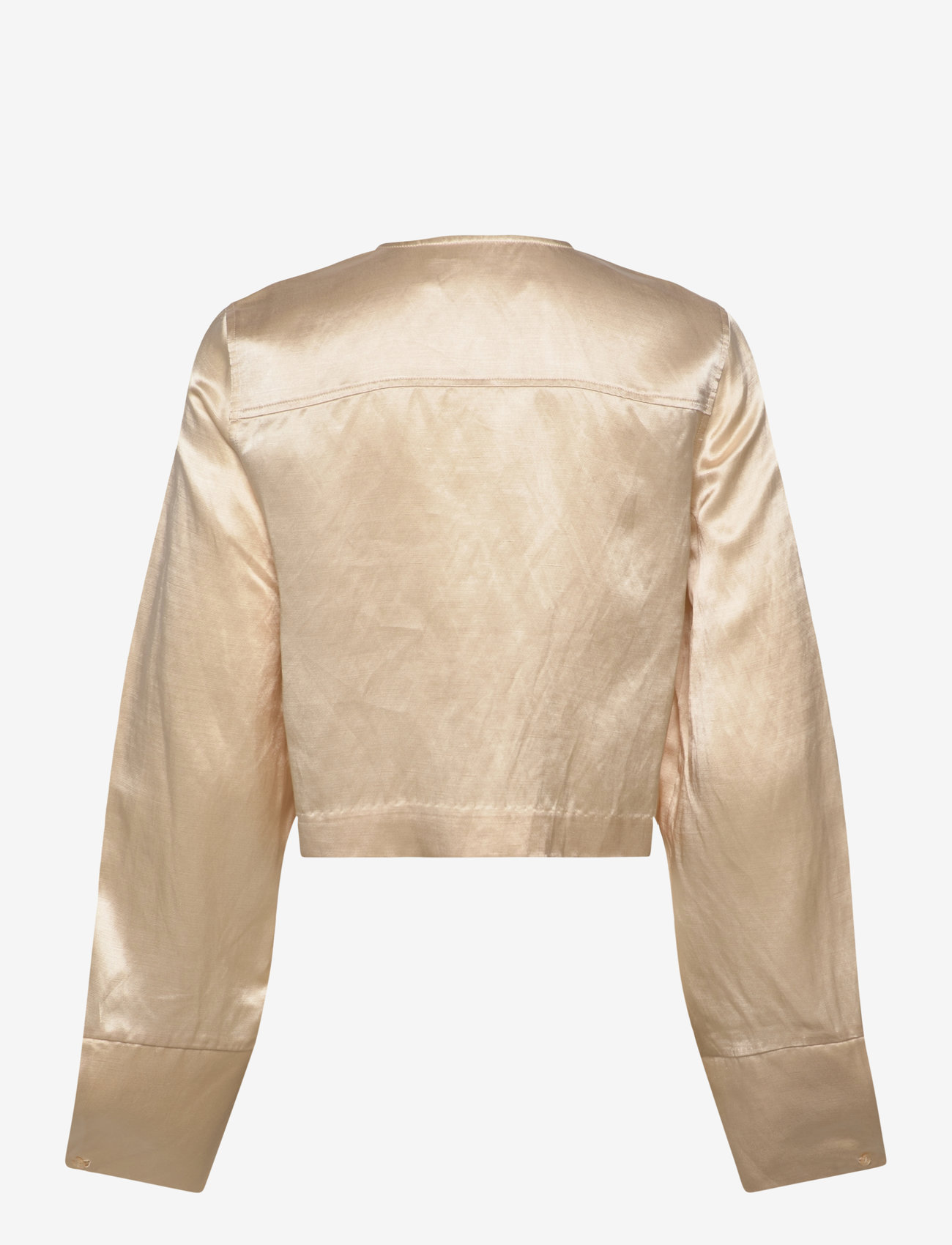 Day Birger et Mikkelsen - Carin - High Shine Blend RD - langærmede bluser - oyster gray - 2