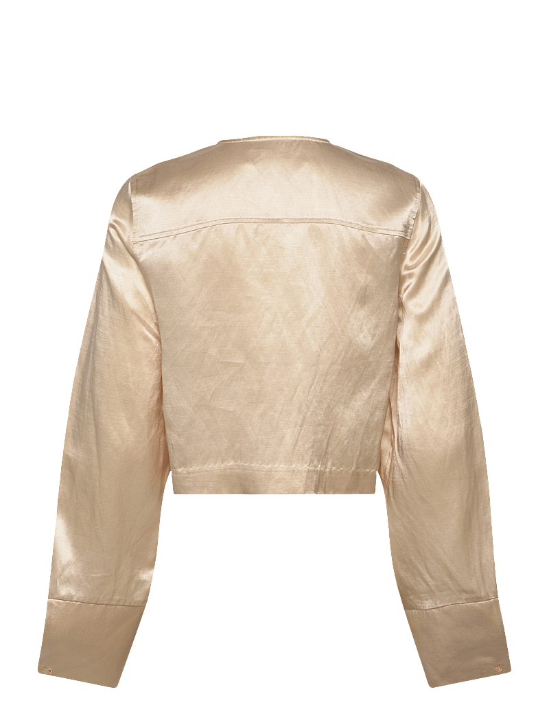 Day Birger et Mikkelsen - Carin - High Shine Blend RD - bluzki z długimi rękawami - oyster gray - 2