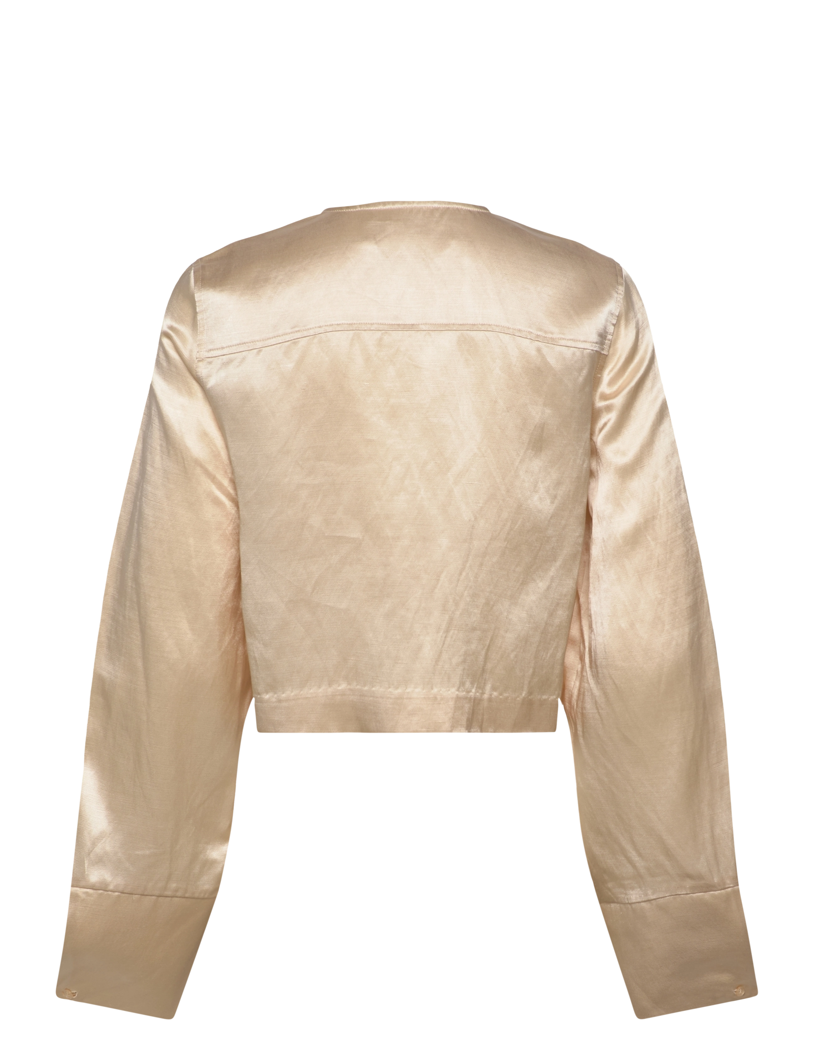 Day Birger et Mikkelsen - Carin - High Shine Blend RD - langärmlige blusen - oyster gray - 2