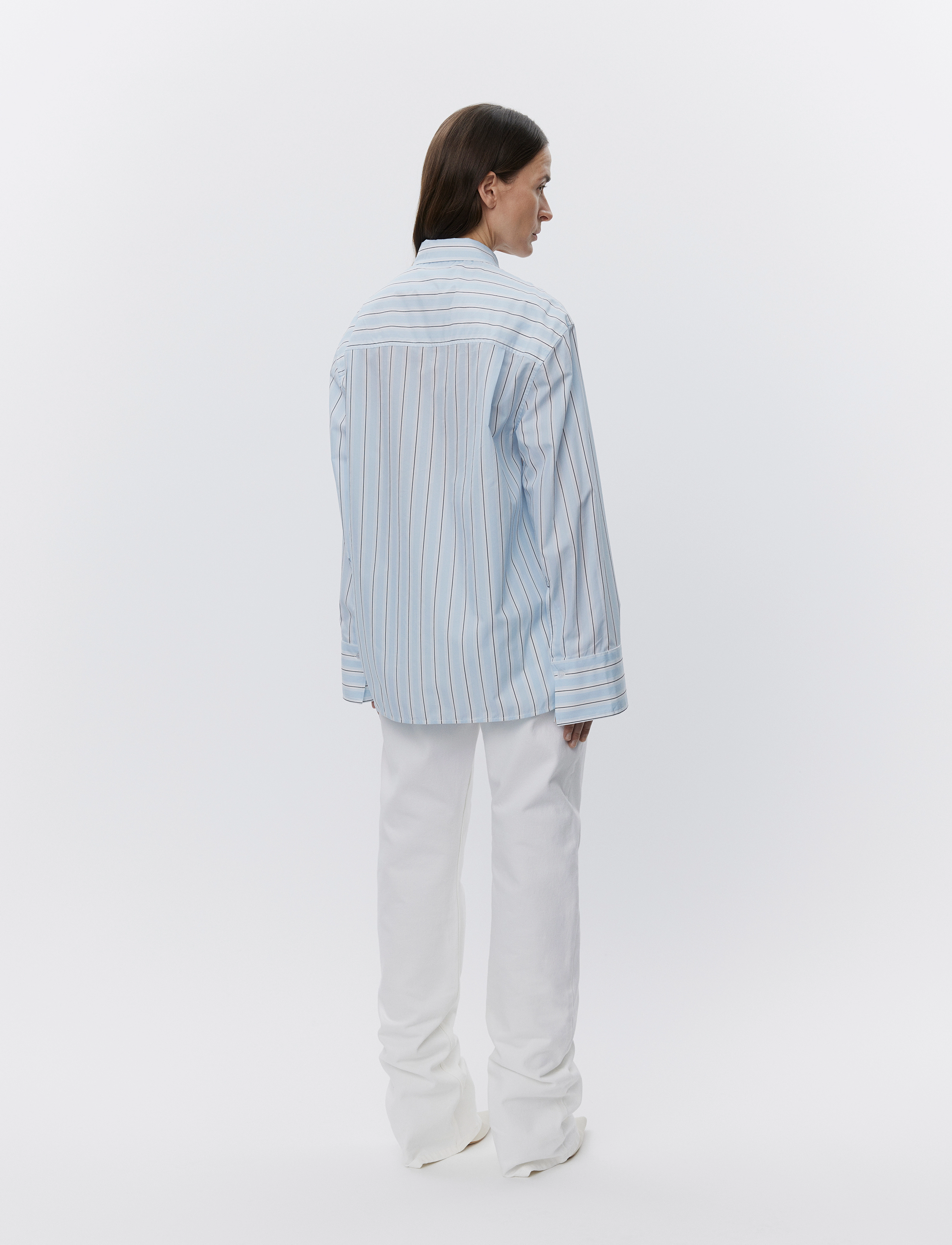 Day Birger et Mikkelsen - Mac - Classic Stripe RD - langærmede skjorter - light blue - 4