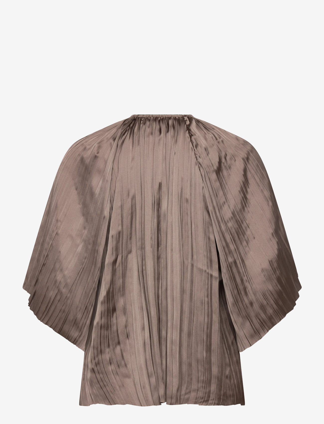 Day Birger et Mikkelsen - Lima - Crinkled Surface - kurzämlige blusen - taupe - 1