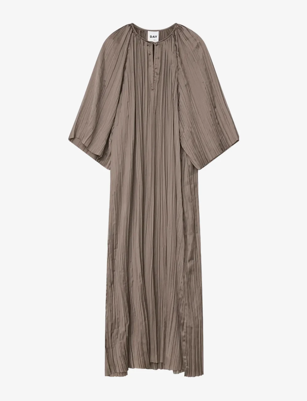 Day Birger et Mikkelsen - Sophia - Crinkled Surface - midi-kleider - taupe - 0