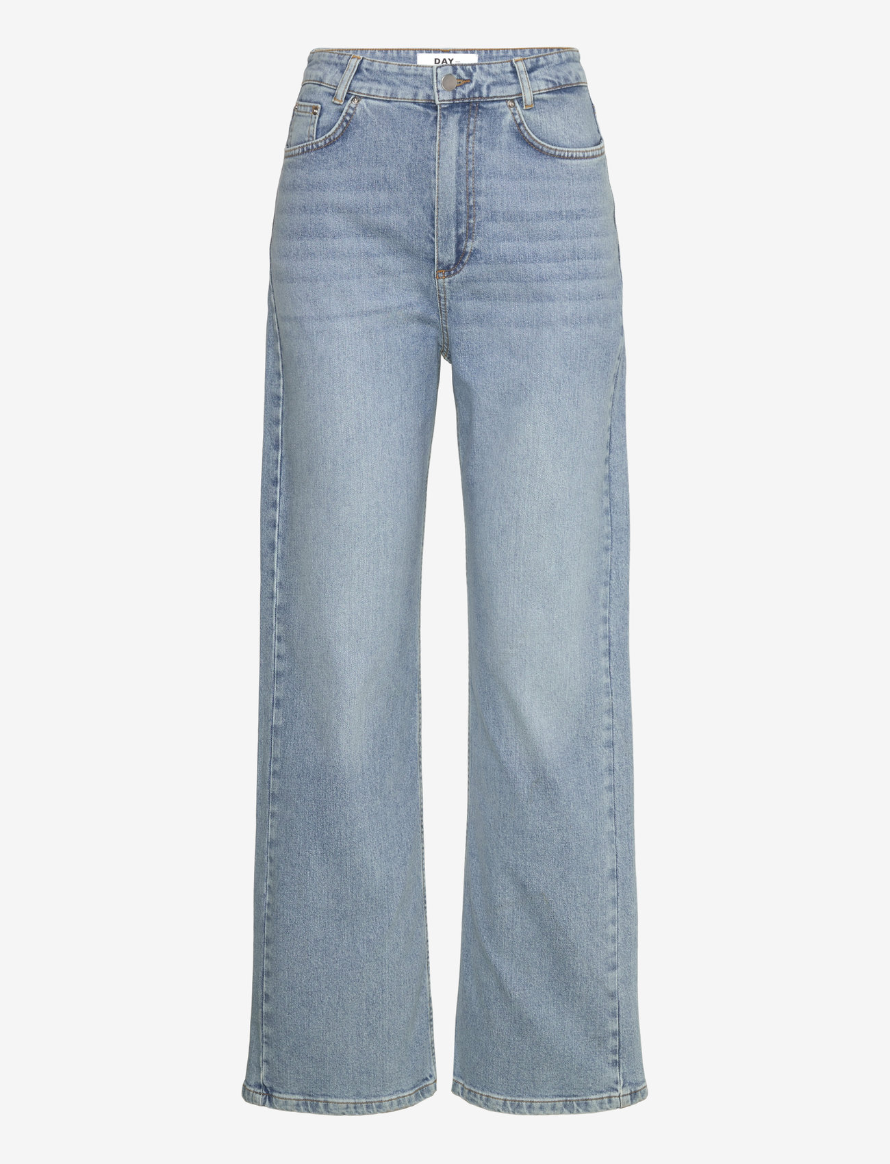 Day Birger et Mikkelsen - Cai - Soft Blue Denim - hosen mit weitem bein - light blue - 1