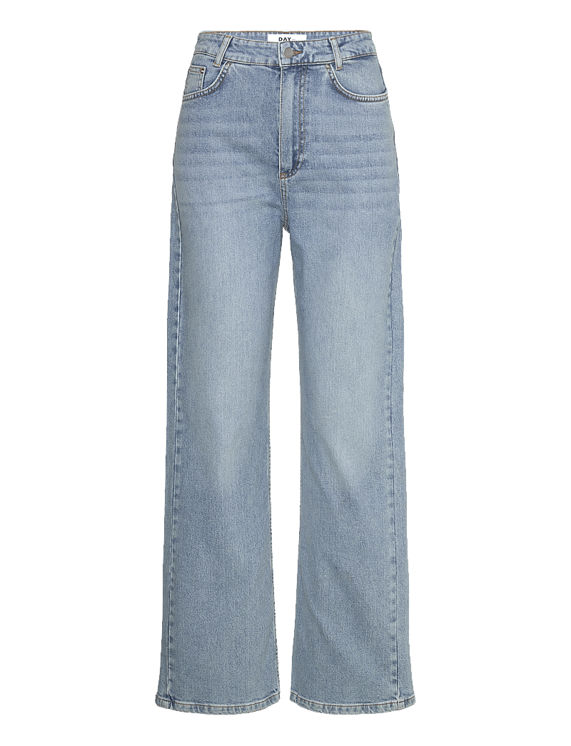 Day Birger et Mikkelsen - Cai - Soft Blue Denim - hosen mit weitem bein - light blue - 1