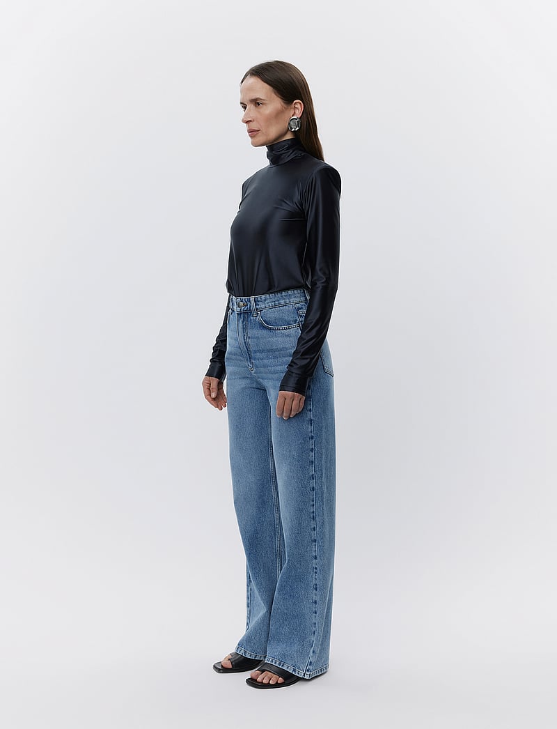 Day Birger et Mikkelsen - Cai - Soft Blue Denim - hosen mit weitem bein - light blue - 4