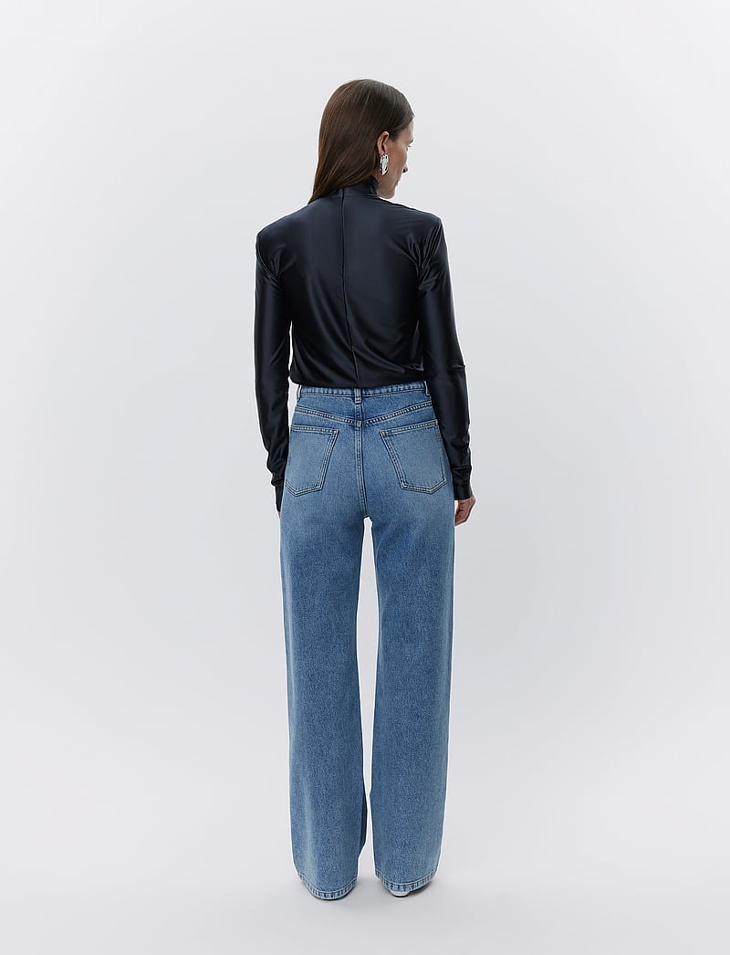 Day Birger et Mikkelsen - Cai - Soft Blue Denim - hosen mit weitem bein - light blue - 5