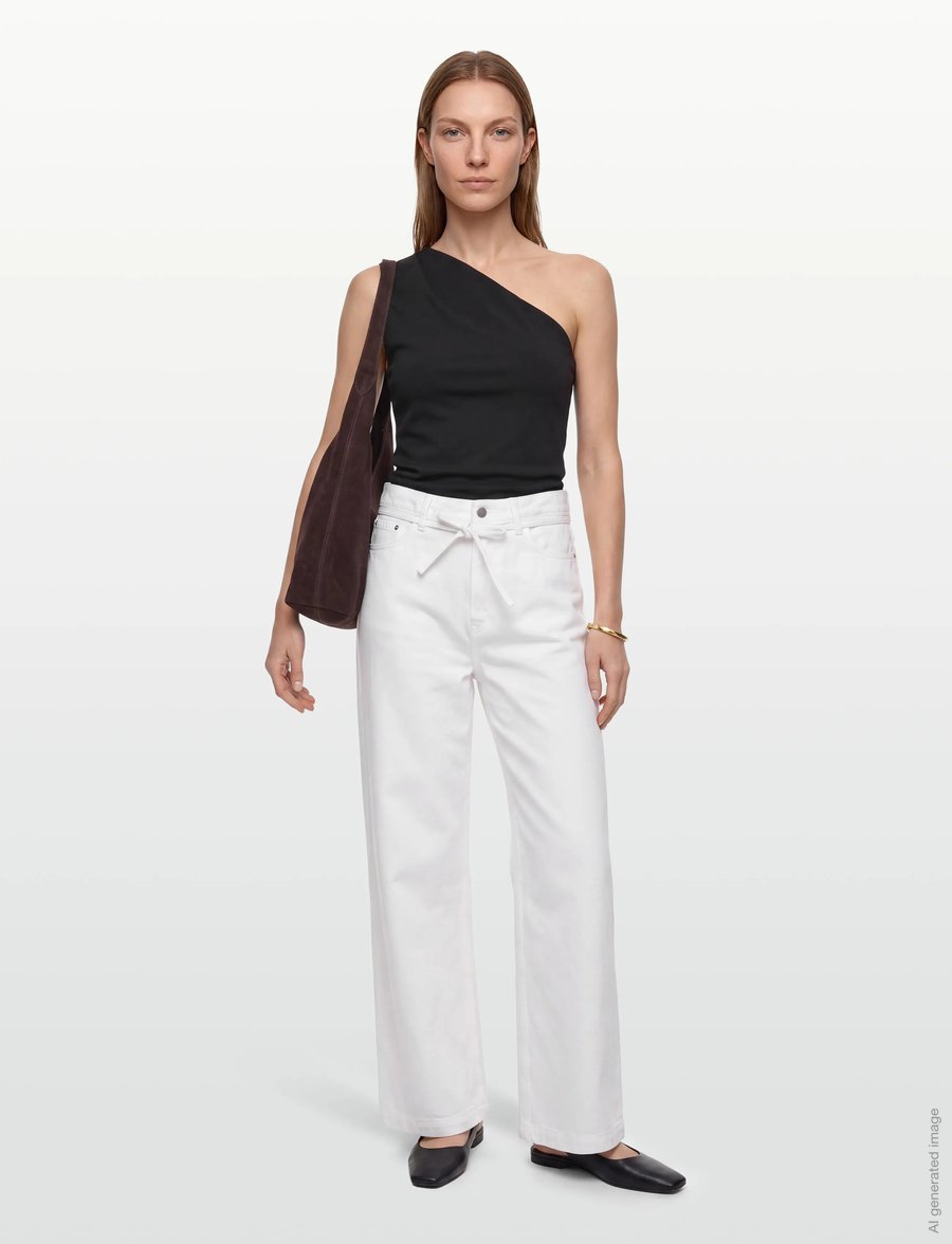 Day Birger et Mikkelsen - Elijah - Winter White Denim - brede jeans - bright white - 0