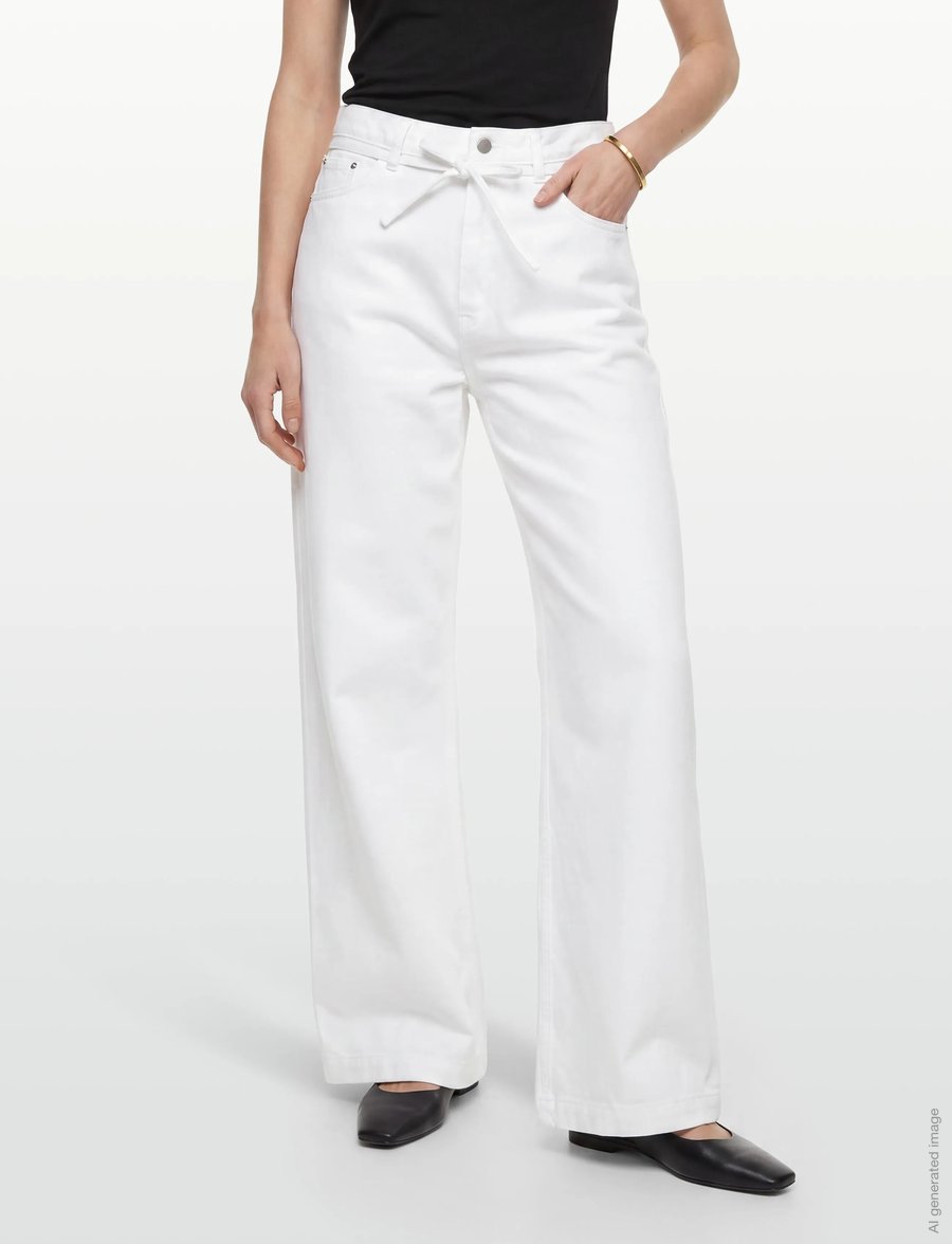 Day Birger et Mikkelsen - Elijah - Winter White Denim - brede jeans - bright white - 3