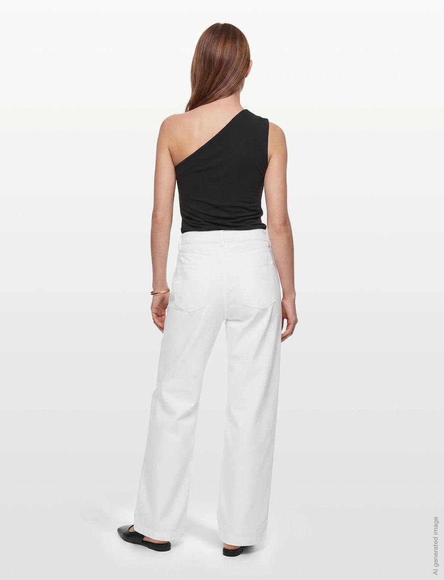 Day Birger et Mikkelsen - Elijah - Winter White Denim - brede jeans - bright white - 4