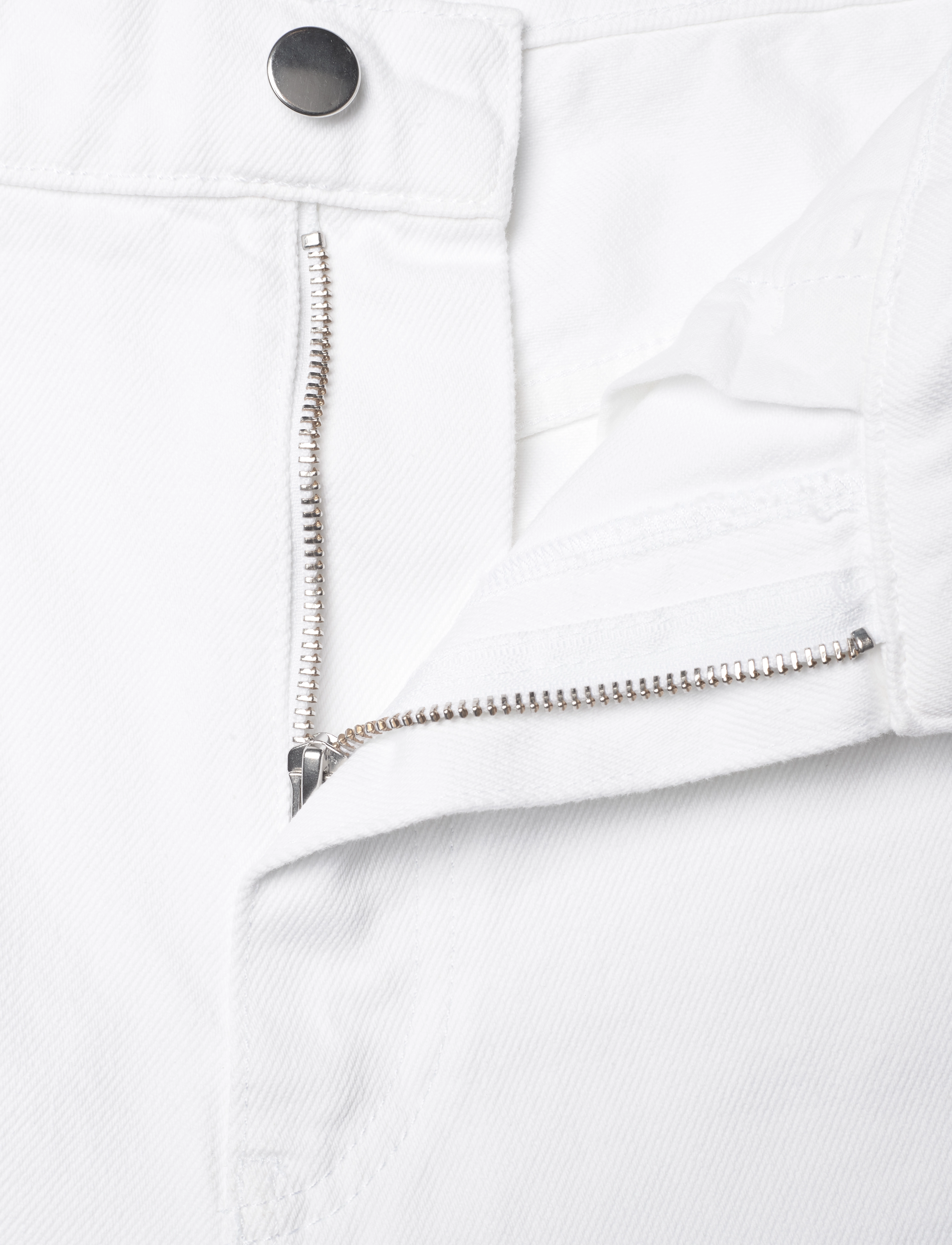 Day Birger et Mikkelsen - Elijah - Winter White Denim - hosen mit weitem bein - bright white - 3