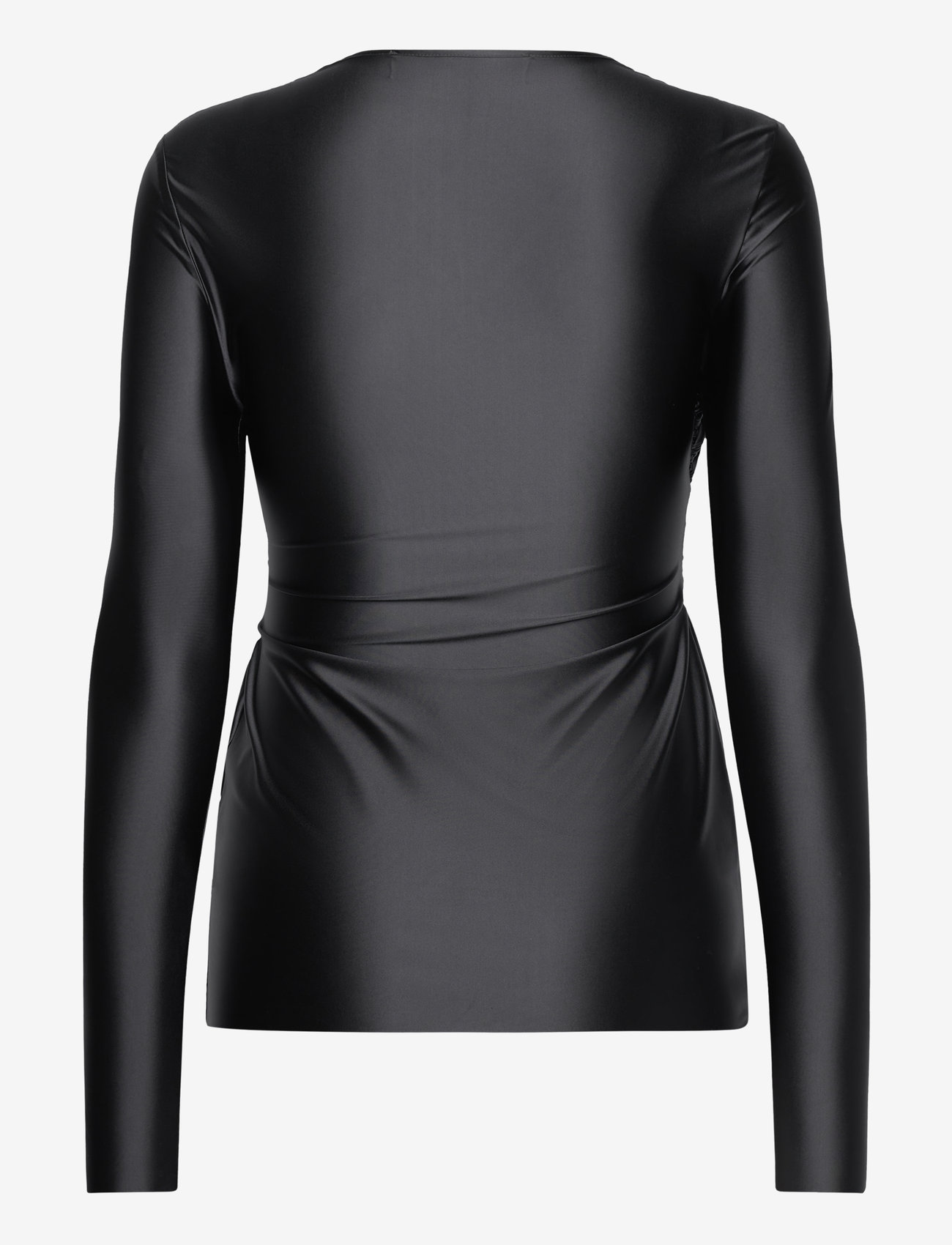 Day Birger et Mikkelsen - Kira - Glossy Stretch - pikkade varrukatega alussärgid - black - 1