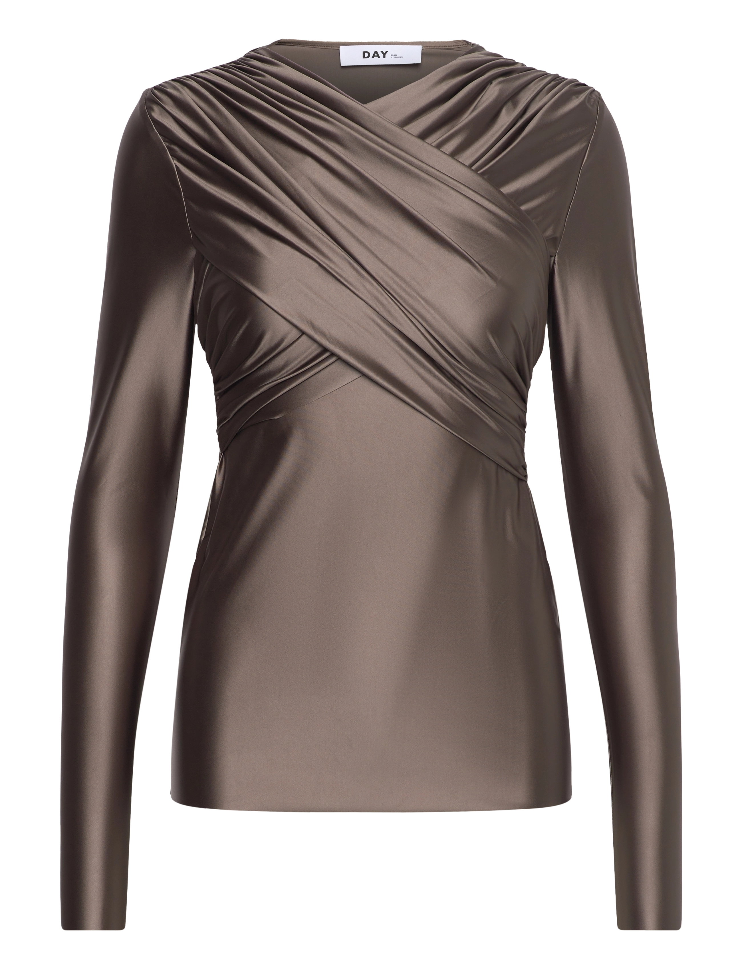 DAY BIRGER ET MIKKELSEN Kira - Glossy Stretch Braun - XL - Damen