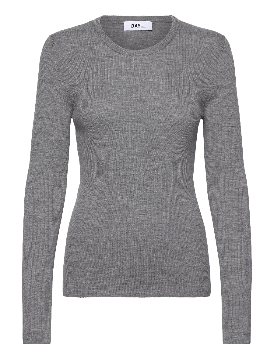 Day Birger et Mikkelsen - Mariana - Daily Elements - neulepuserot - medium grey melange - 1