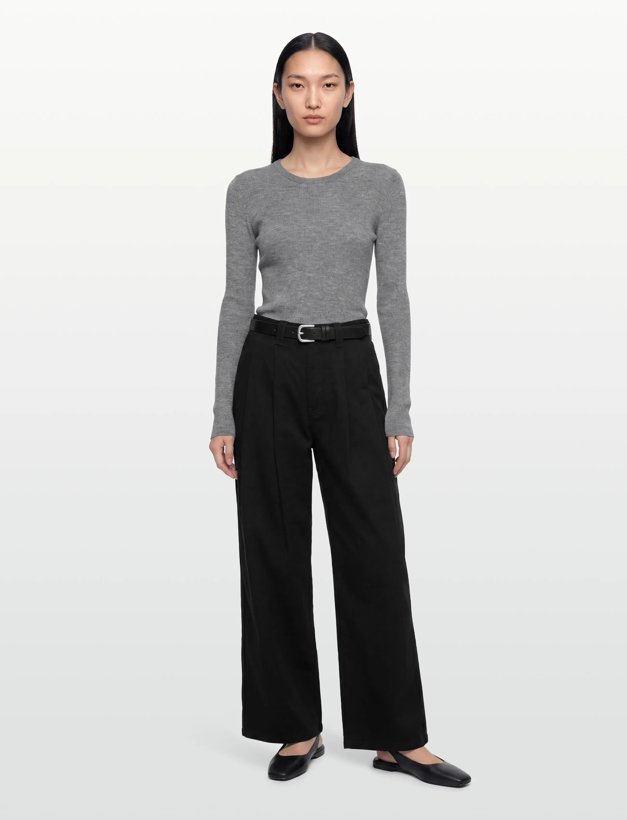 Day Birger et Mikkelsen - Mariana - Daily Elements - jumpers - medium grey melange - 0