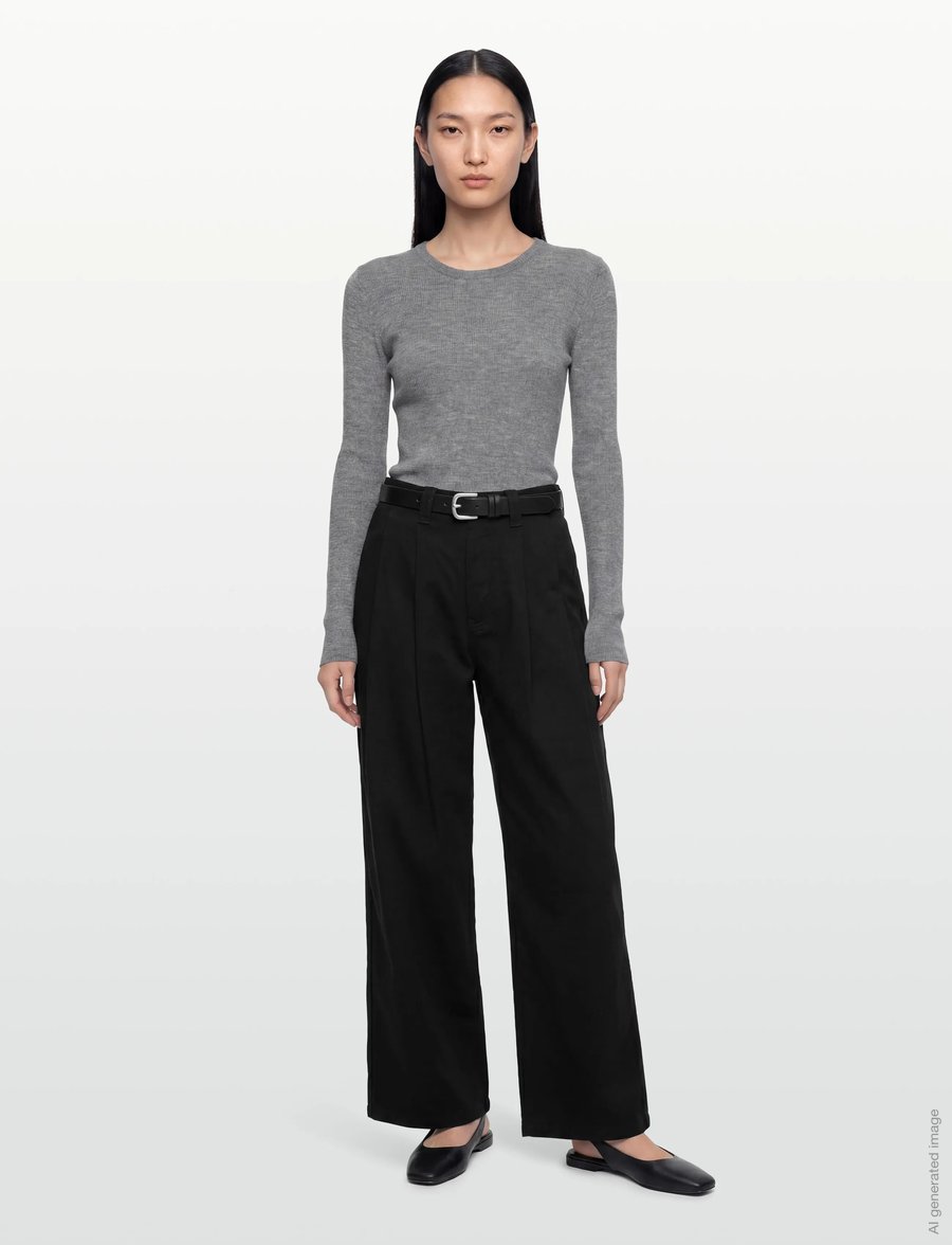 Day Birger et Mikkelsen - Mariana - Daily Elements - neulepuserot - medium grey melange - 0