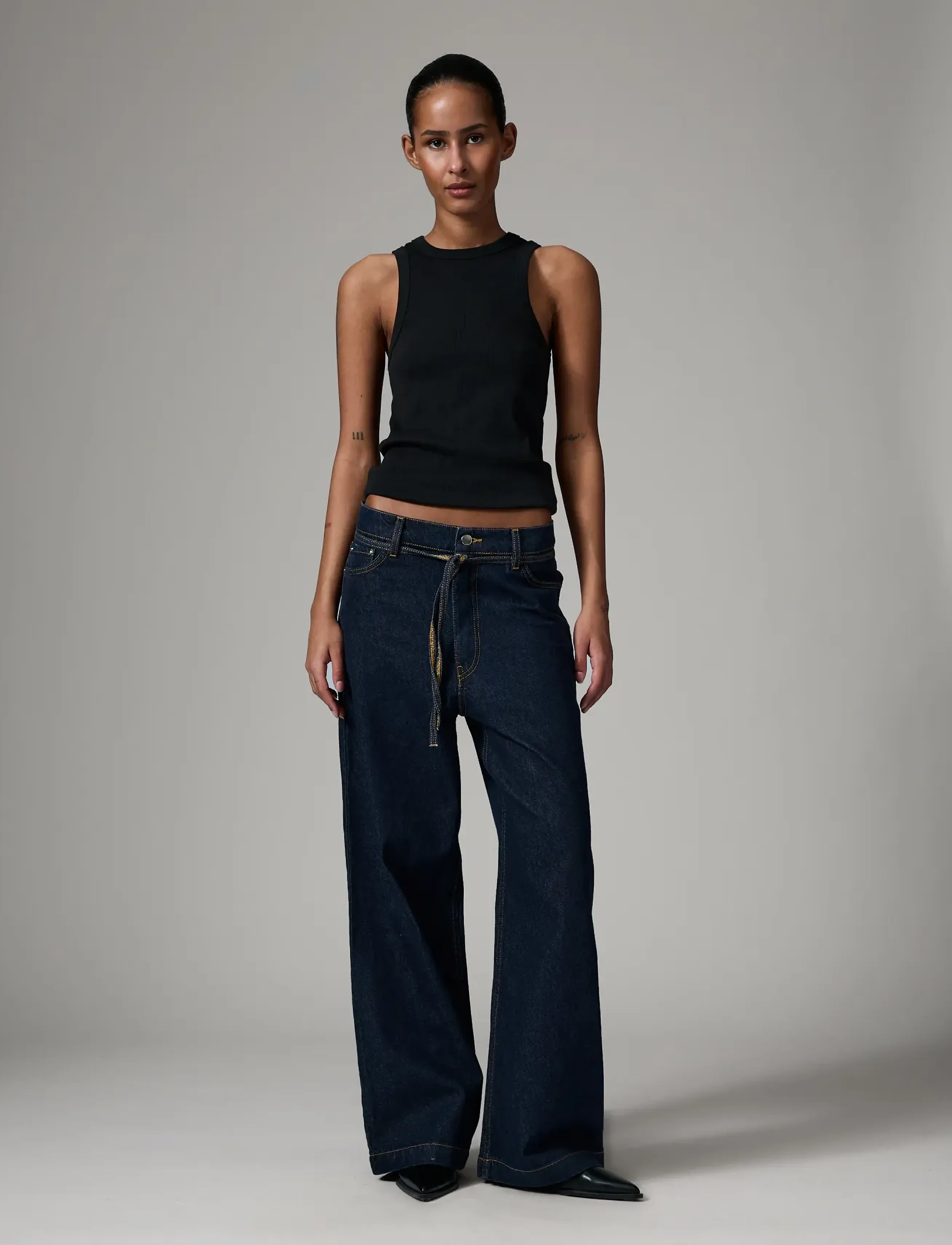 Day Birger et Mikkelsen - Elijah - Unwashed Blue - vide jeans - dark blue - 2