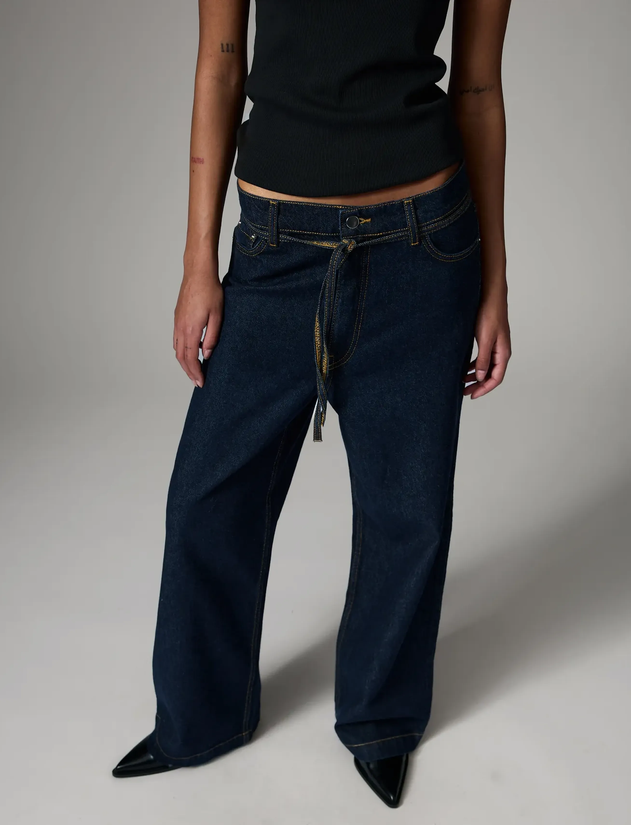 Day Birger et Mikkelsen - Elijah - Unwashed Blue - vide jeans - dark blue - 5