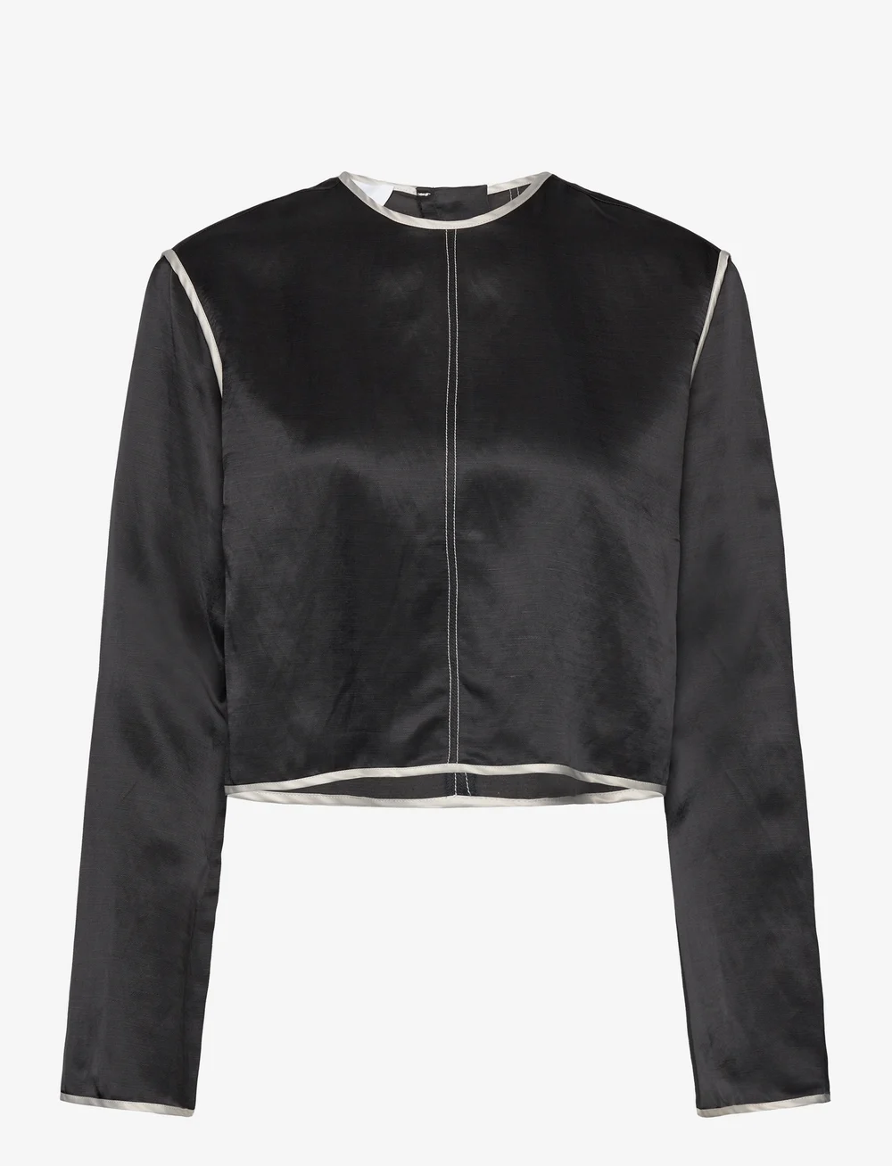 Day Birger et Mikkelsen - Baryl - High Shine Blend - långärmade blusar - black - 1