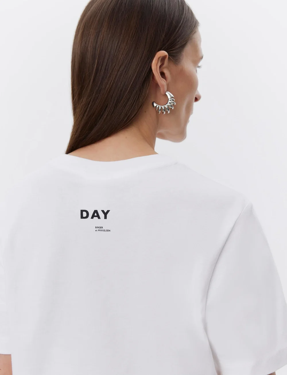 Day Birger et Mikkelsen - Drew - Heavy Jersey - t-shirts - bright white - 3