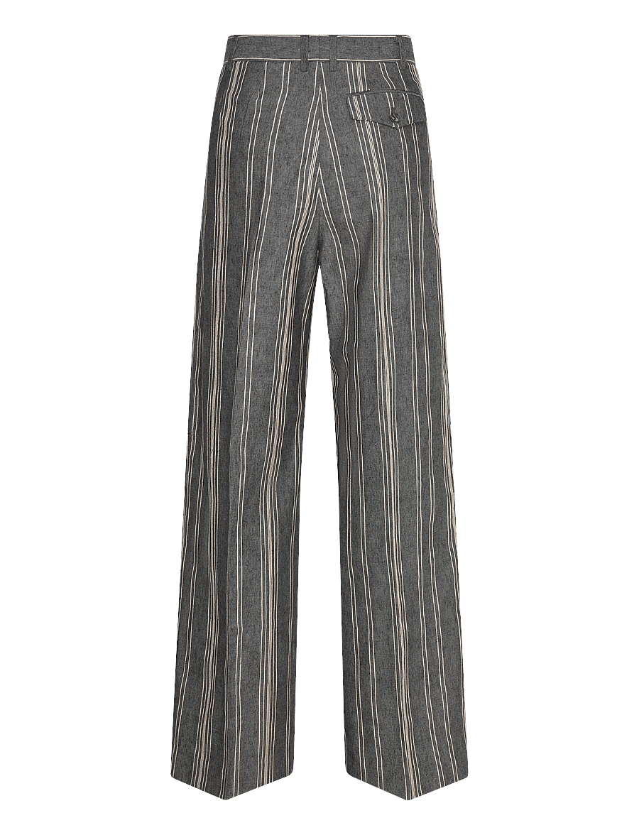 Day Birger et Mikkelsen - Enzo - Slub Stripe - habitbukser - black - 2