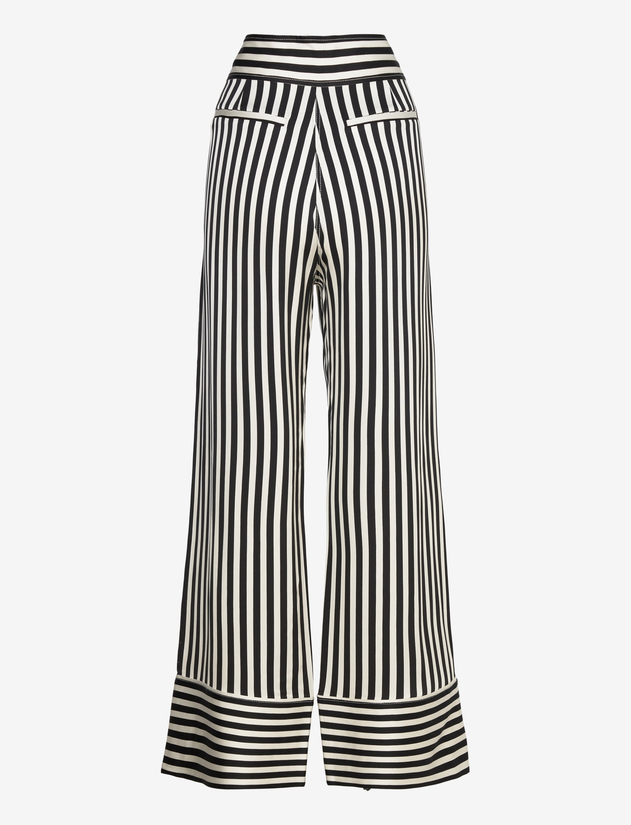 Day Birger et Mikkelsen - Gabin - Striped Viscose - hosen mit weitem bein - fluid stripes - 1