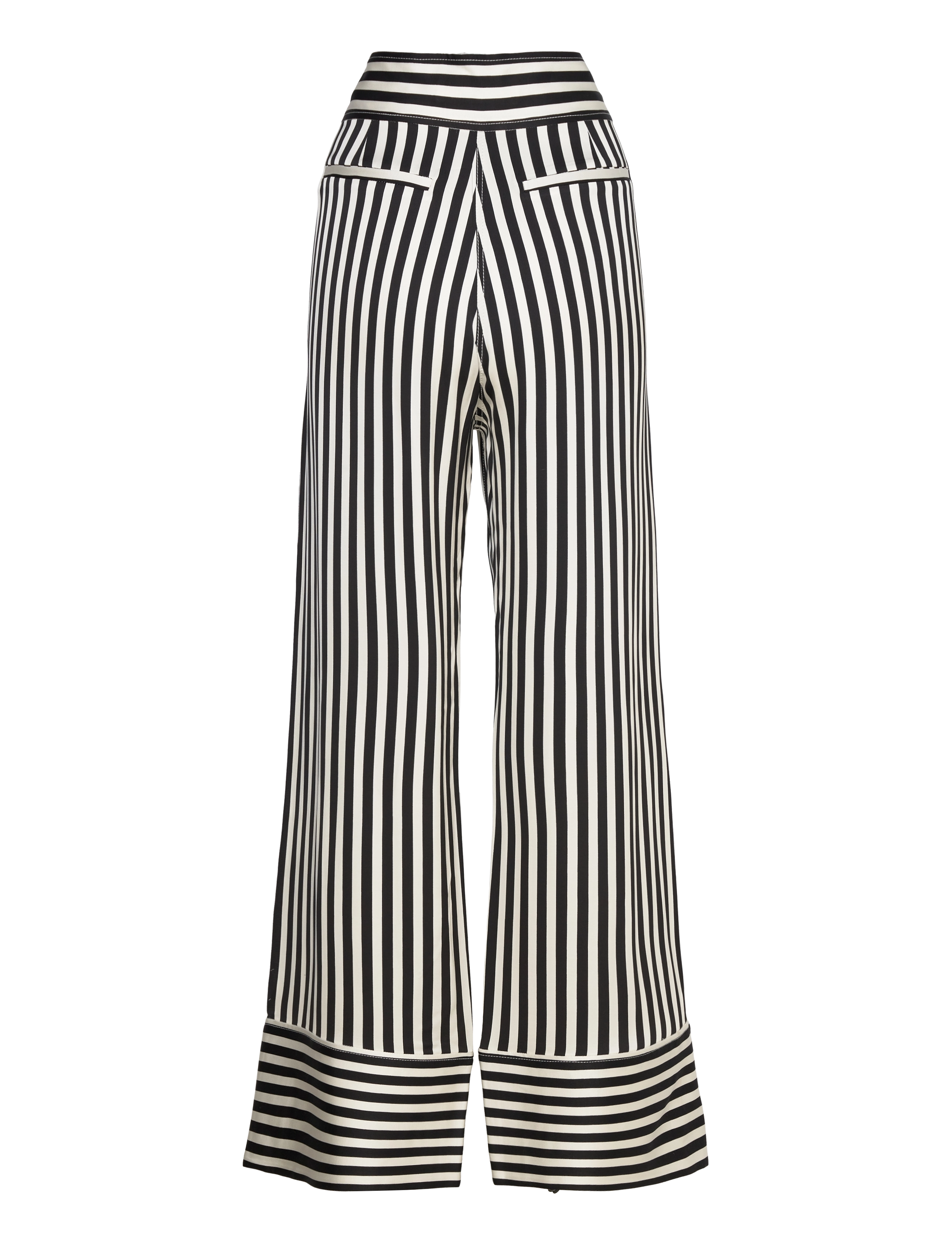 Day Birger et Mikkelsen - Gabin - Striped Viscose - leveälahkeiset housut - fluid stripes - 2
