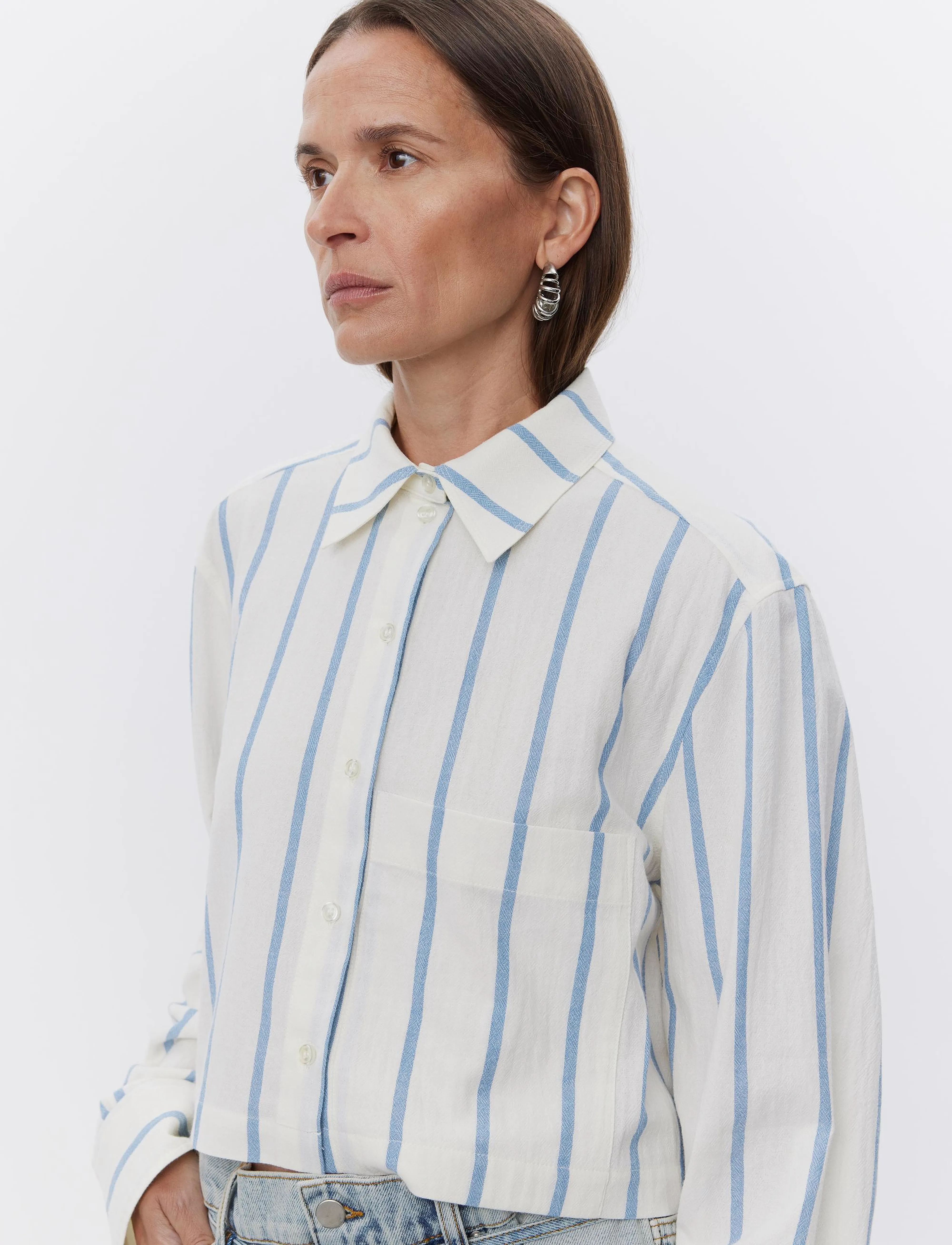 Day Birger et Mikkelsen - Issa - Striped Cotton - langærmede skjorter - cotton stripe - 5
