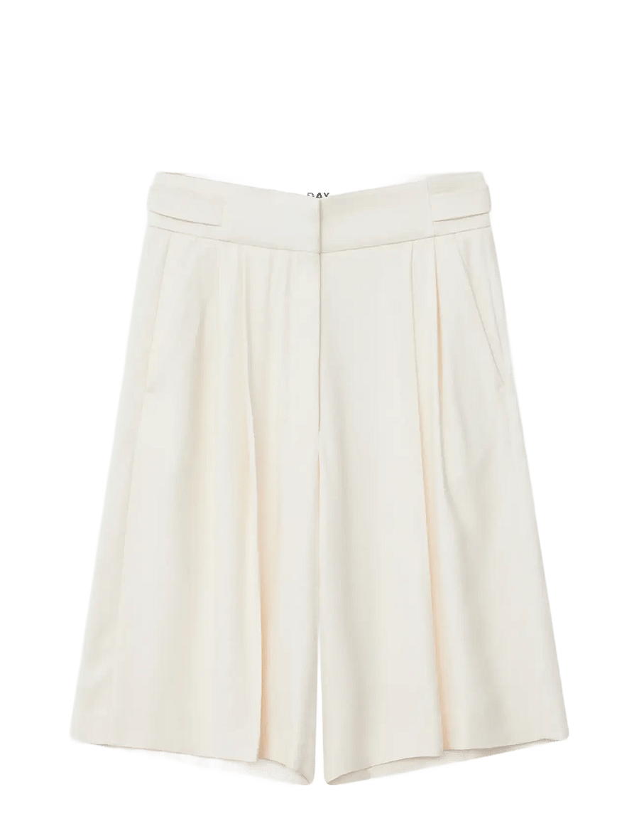 Day Birger et Mikkelsen - Lcann - Viscose Twill - midi-röcke - winter white - 1