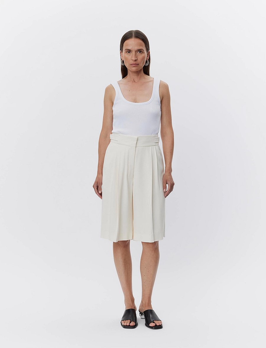Day Birger et Mikkelsen - Lcann - Viscose Twill - midi-röcke - winter white - 0