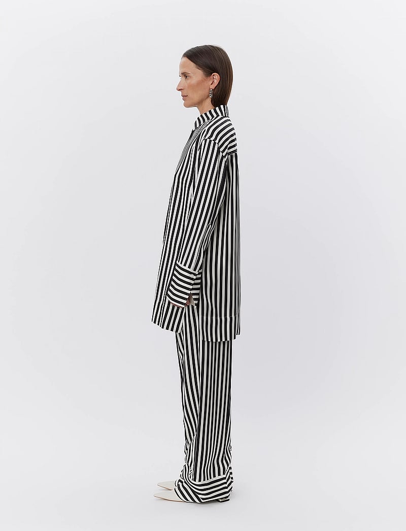 Day Birger et Mikkelsen - Lea - Striped Viscose - langärmlige hemden - fluid stripes - 5