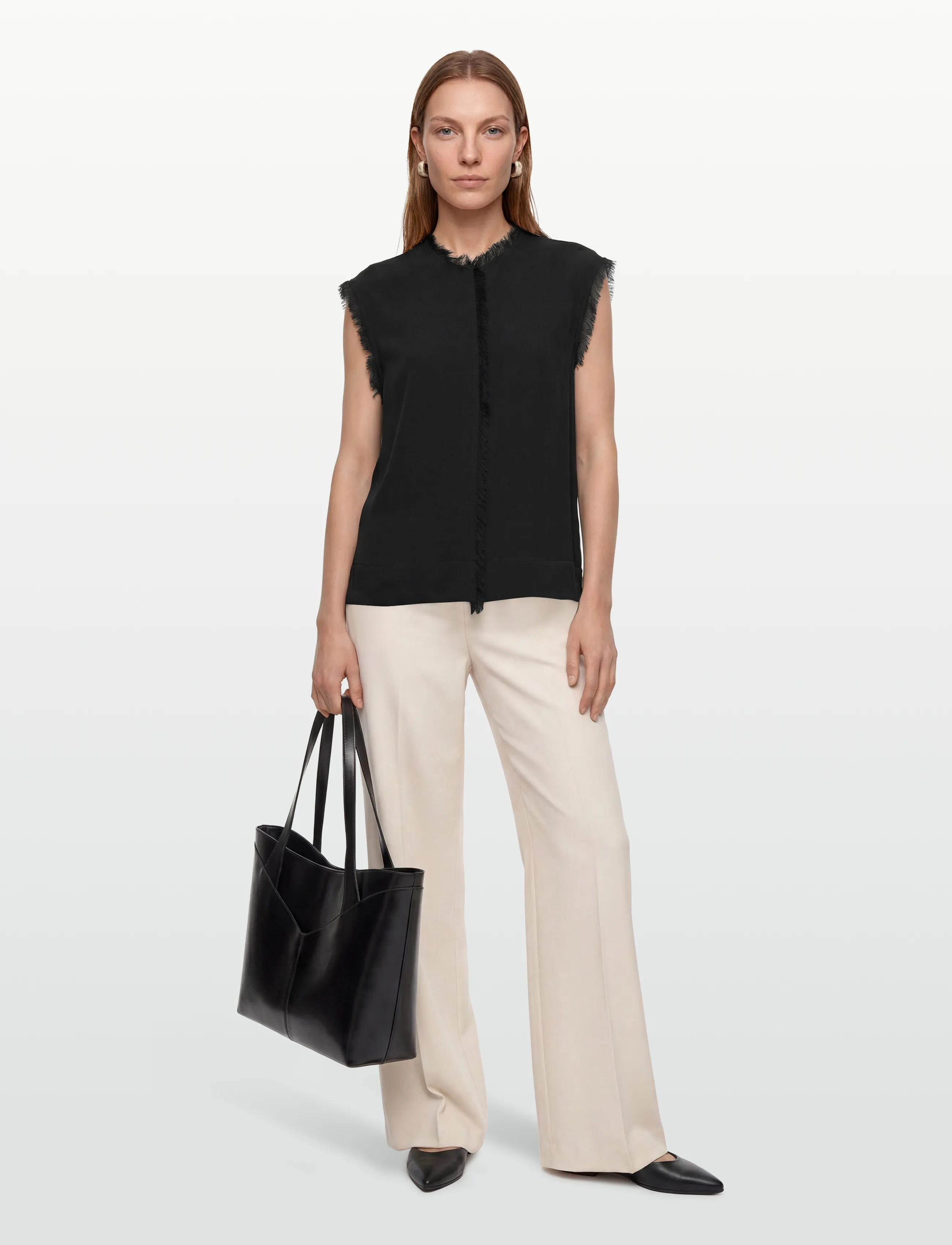 Day Birger et Mikkelsen - Lise - Matte Crepe - sleeveless blouses - black - 0