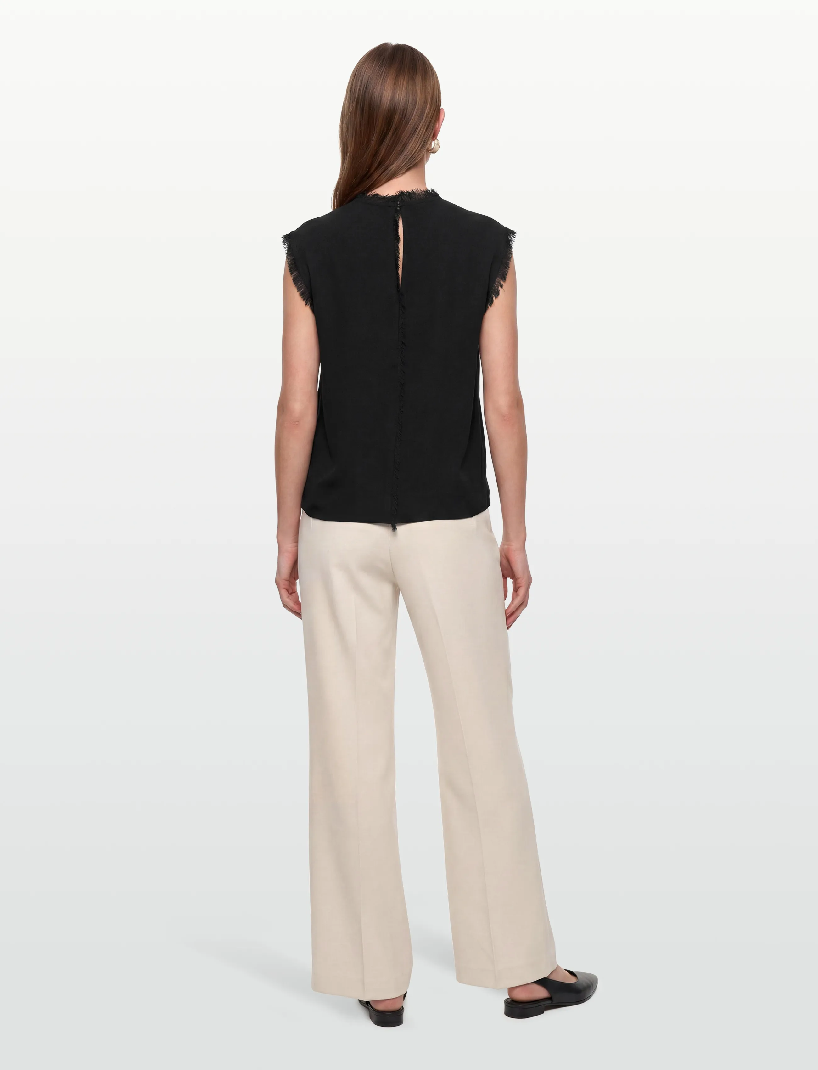 Day Birger et Mikkelsen - Lise - Matte Crepe - sleeveless blouses - black - 4