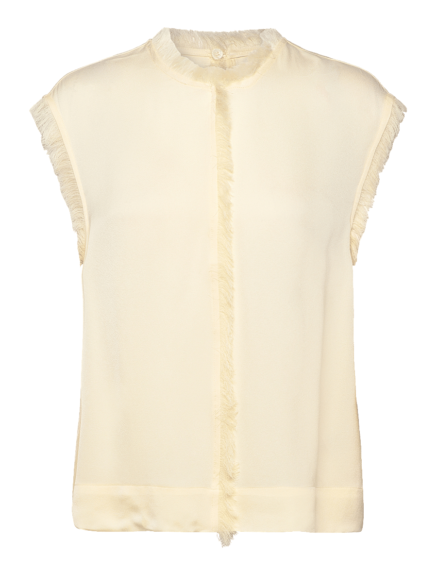 Day Birger et Mikkelsen - Lise - Matte Crepe - Ærmeløse bluser - winter white - 1