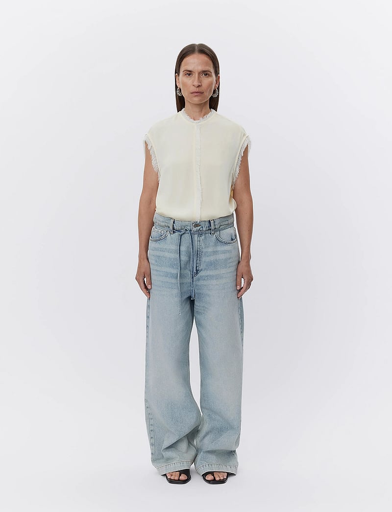 Day Birger et Mikkelsen - Lise - Matte Crepe - Ærmeløse bluser - winter white - 0