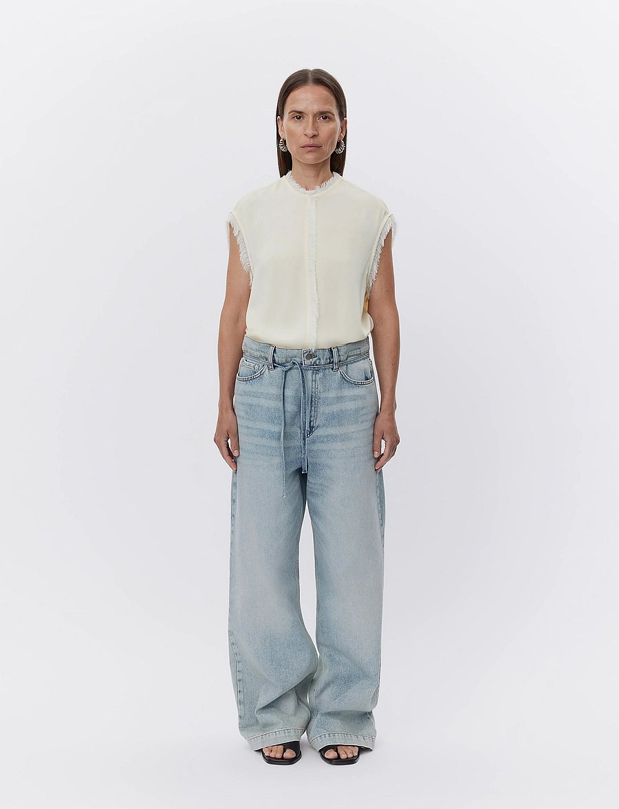 Day Birger et Mikkelsen - Lise - Matte Crepe - Ærmeløse bluser - winter white - 0