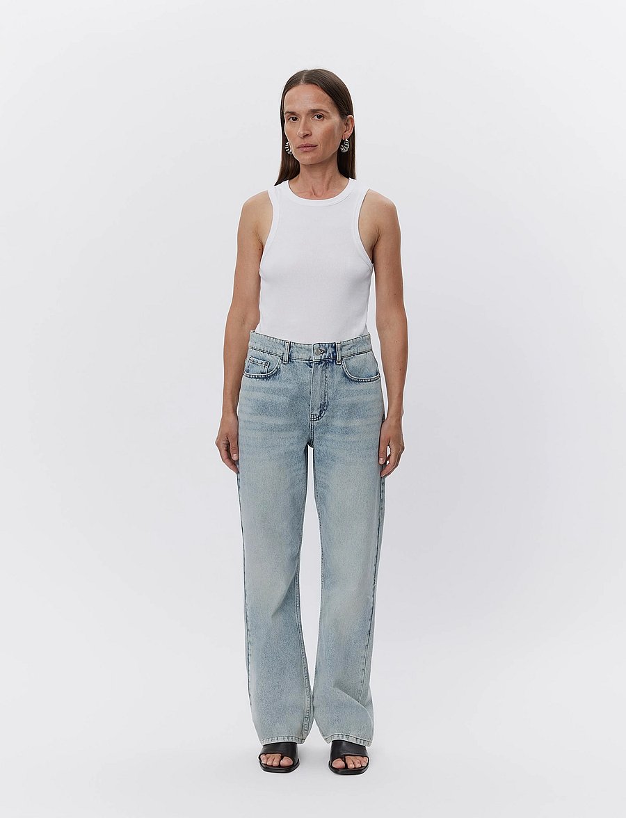 Day Birger et Mikkelsen - Lou - Vintage Blue Denim - straight jeans - vintage blue - 0