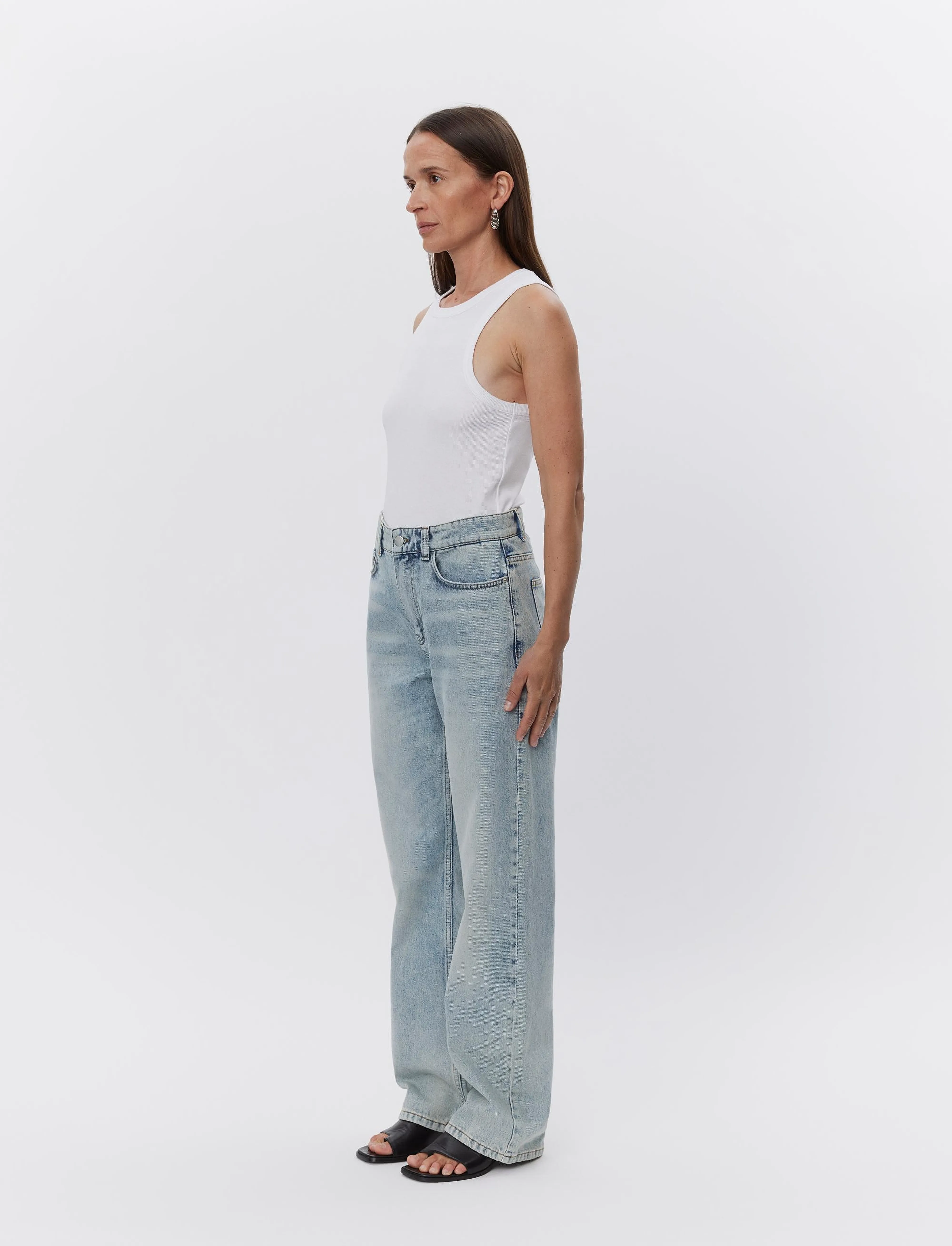 Day Birger et Mikkelsen - Lou - Vintage Blue Denim - gerade jeans - vintage blue - 4