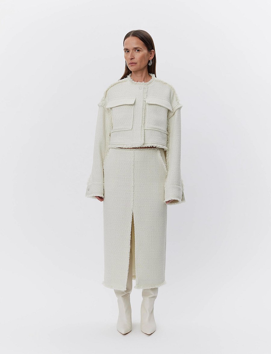 Day Birger et Mikkelsen - Mantel - Tactual Surface - midi kjolar - vanilla ice - 0