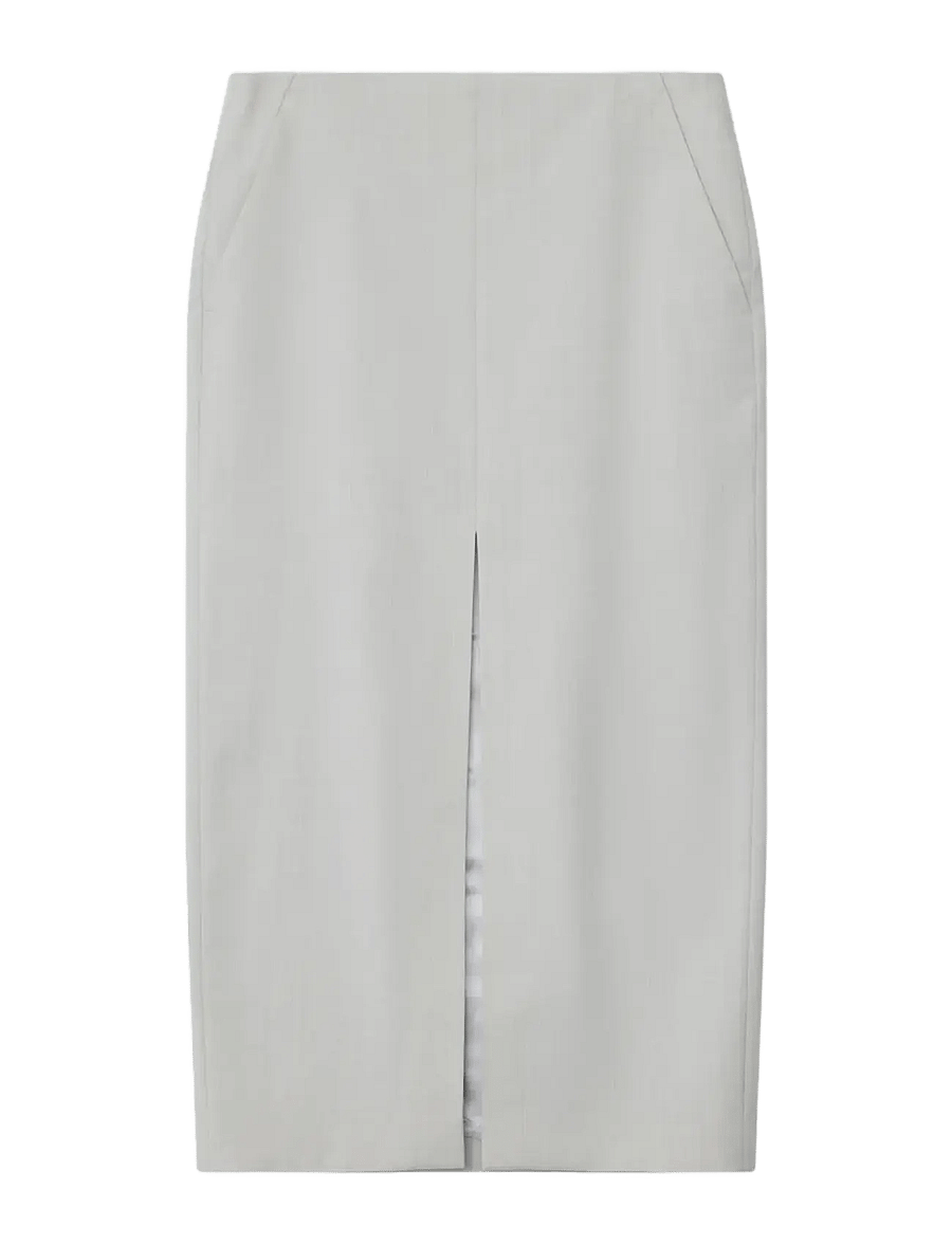 Day Birger et Mikkelsen - Mantel - Classic Wool Blend - midi-röcke - misty blue melange - 0