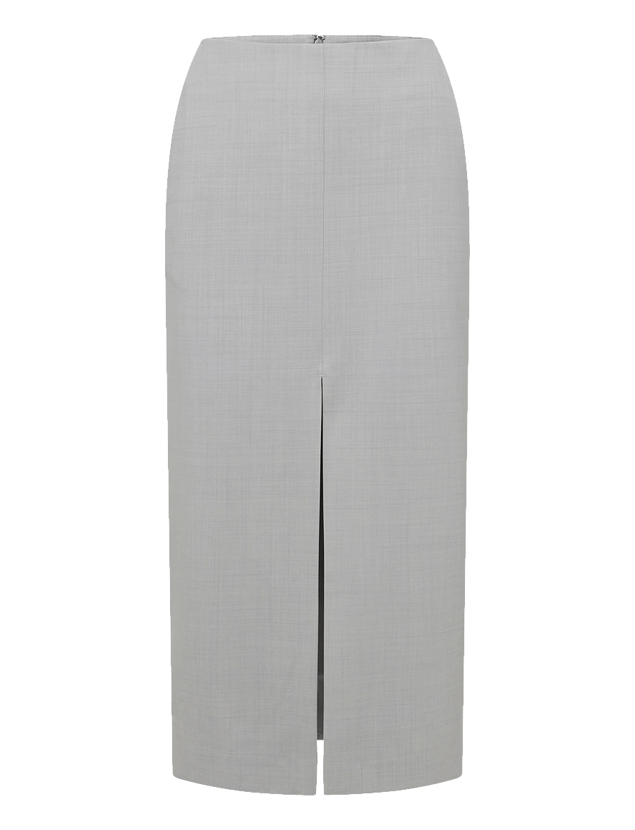 Day Birger et Mikkelsen - Mantel - Classic Wool Blend - midi-röcke - misty blue melange - 0