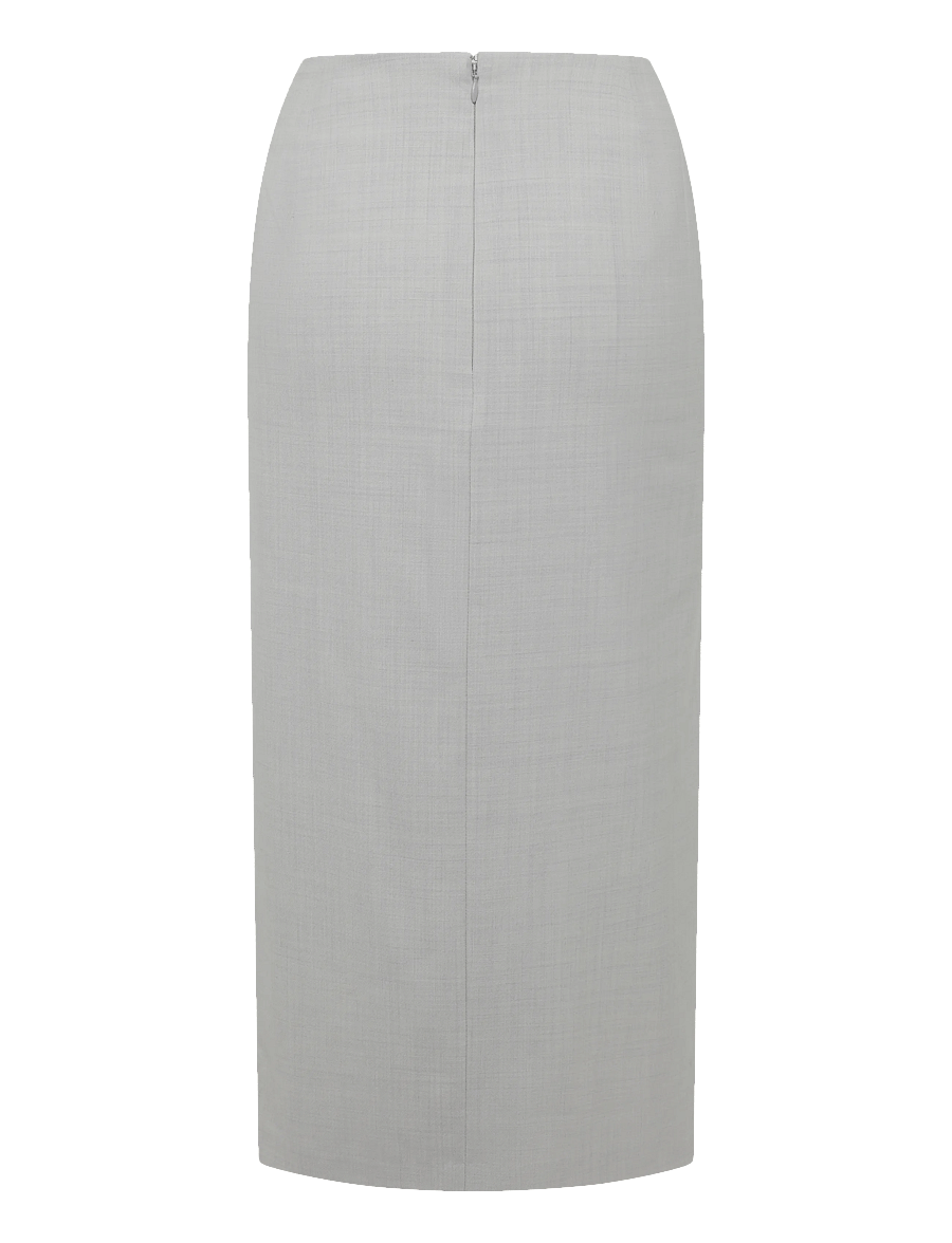 Day Birger et Mikkelsen - Mantel - Classic Wool Blend - midi-röcke - misty blue melange - 1
