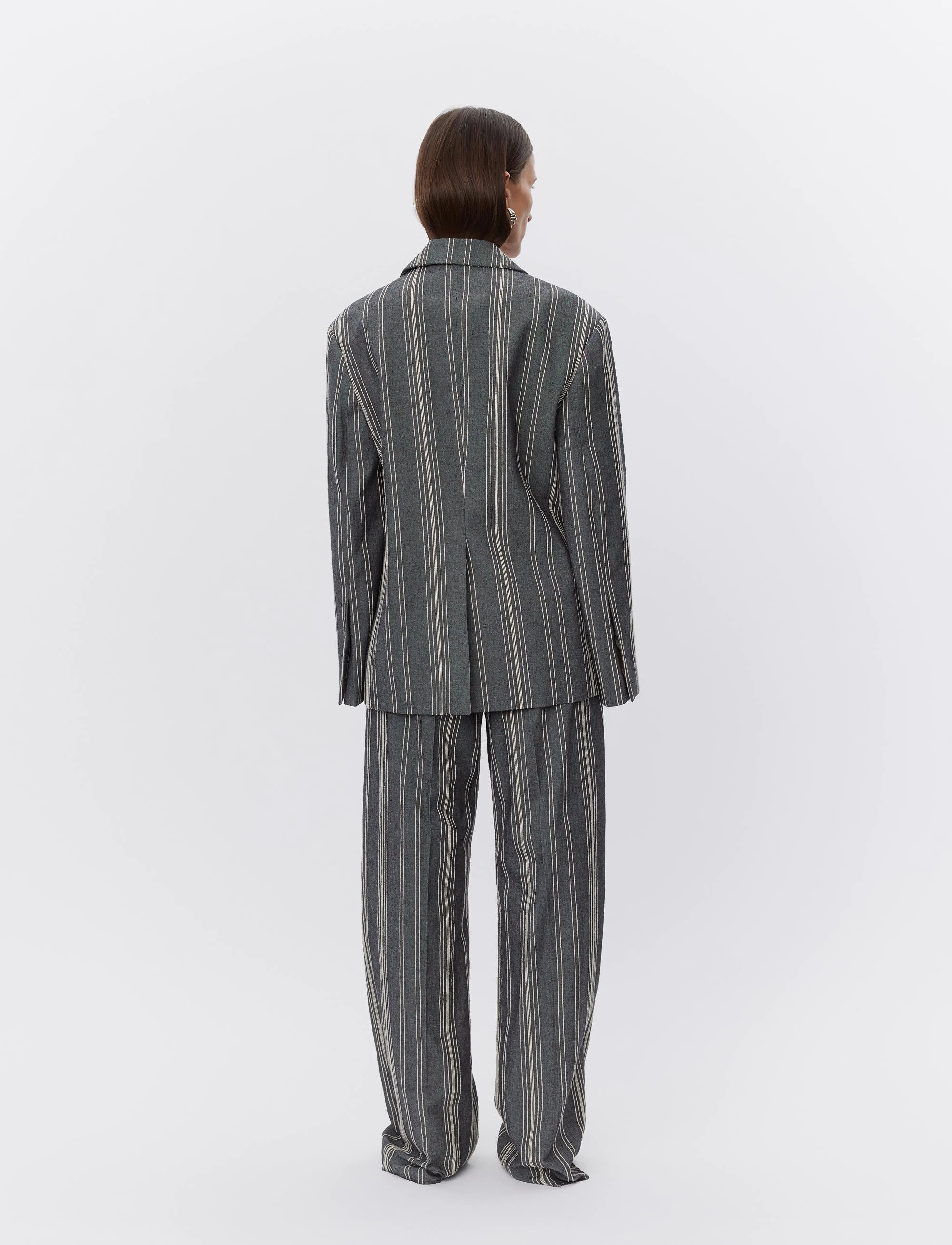 Day Birger et Mikkelsen - Musetta - Slub Stripe - juhlamuotia outlet-hintaan - black - 3