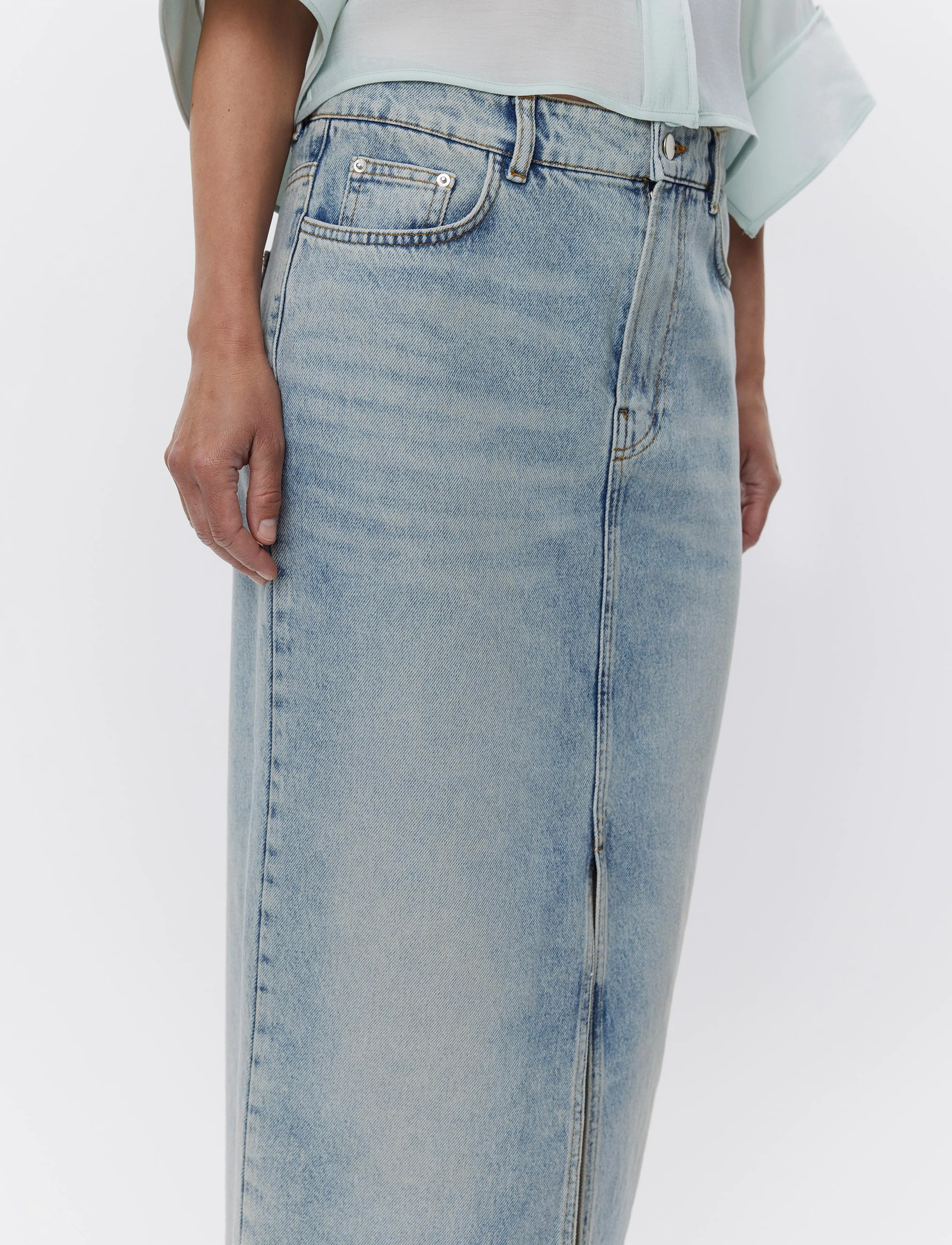 Day Birger et Mikkelsen - Niki - Vintage Blue Denim - jeanskjolar - vintage blue - 3