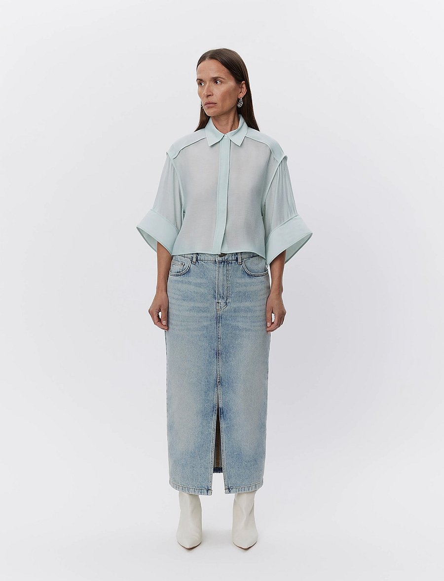 Day Birger et Mikkelsen - Niki - Vintage Blue Denim - jeanskjolar - vintage blue - 4