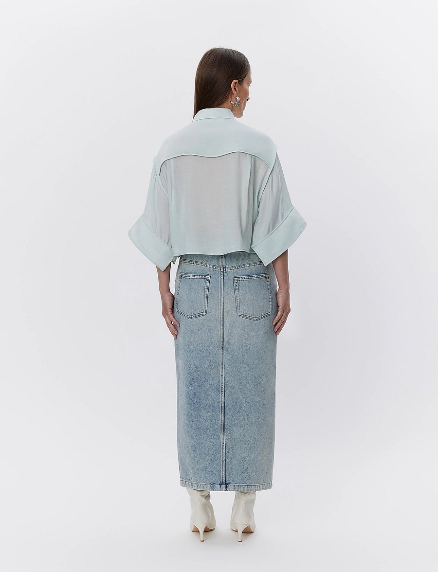 Day Birger et Mikkelsen - Niki - Vintage Blue Denim - jeanskjolar - vintage blue - 5