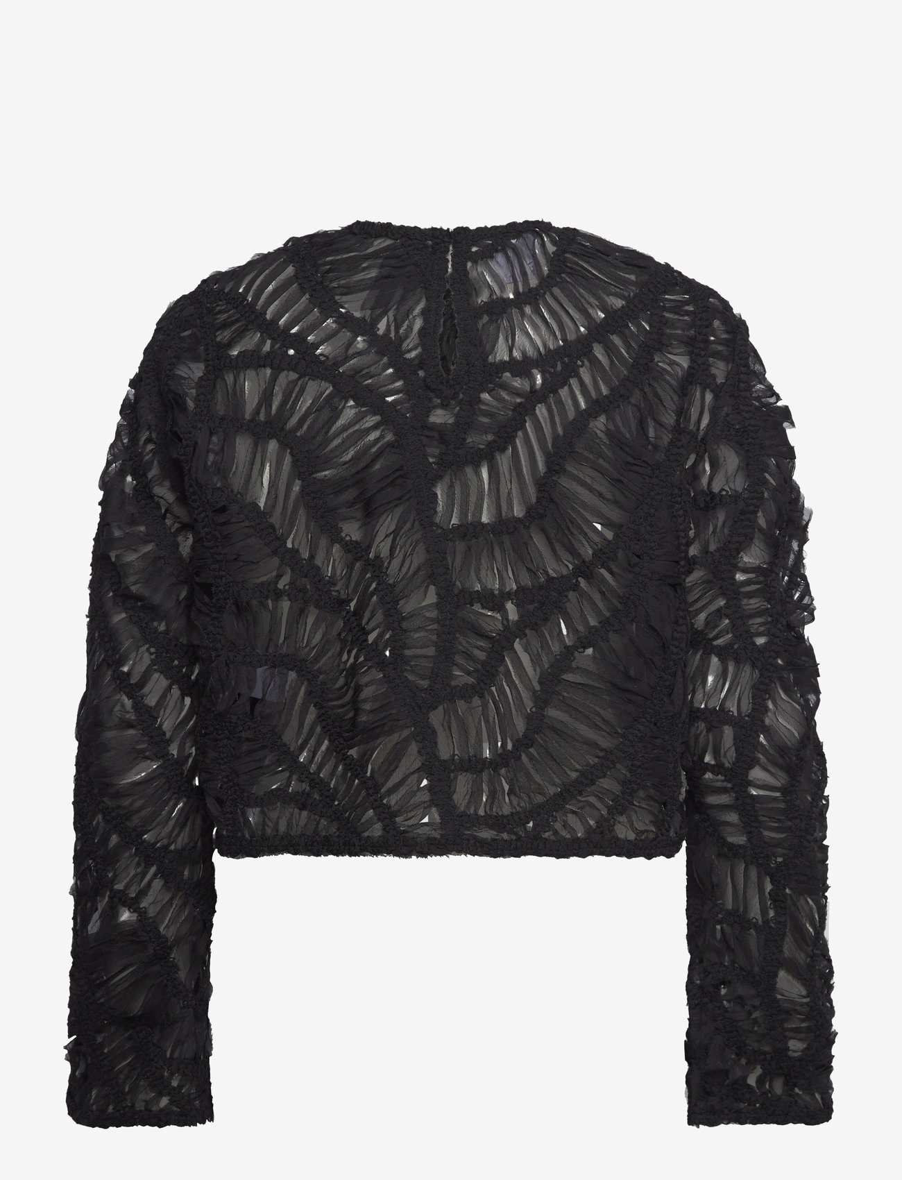 Day Birger et Mikkelsen - Reyne - Crochet Tulle - långärmade blusar - black - 1