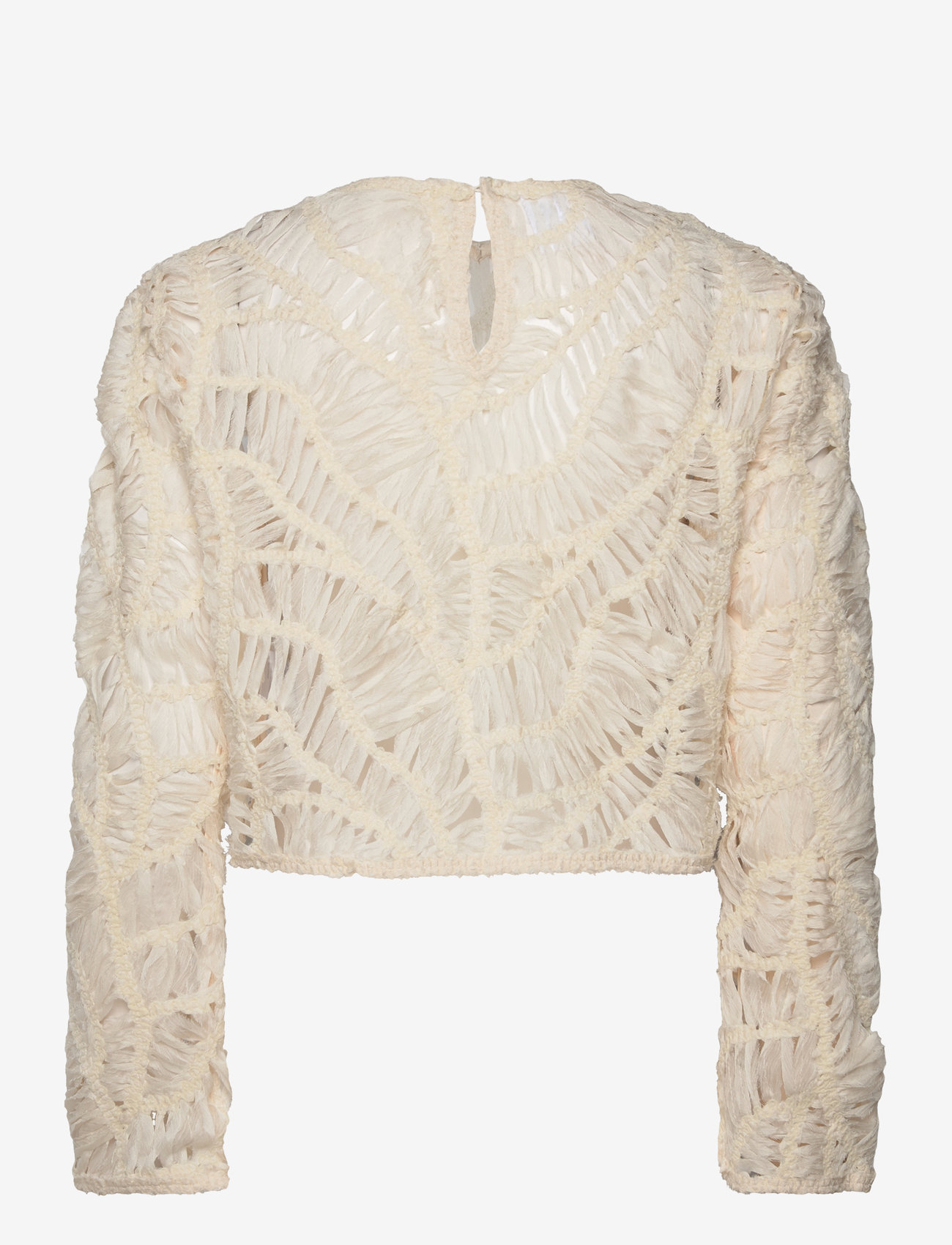 Day Birger et Mikkelsen - Reyne - Crochet Tulle - langærmede bluser - pistachio shell - 2