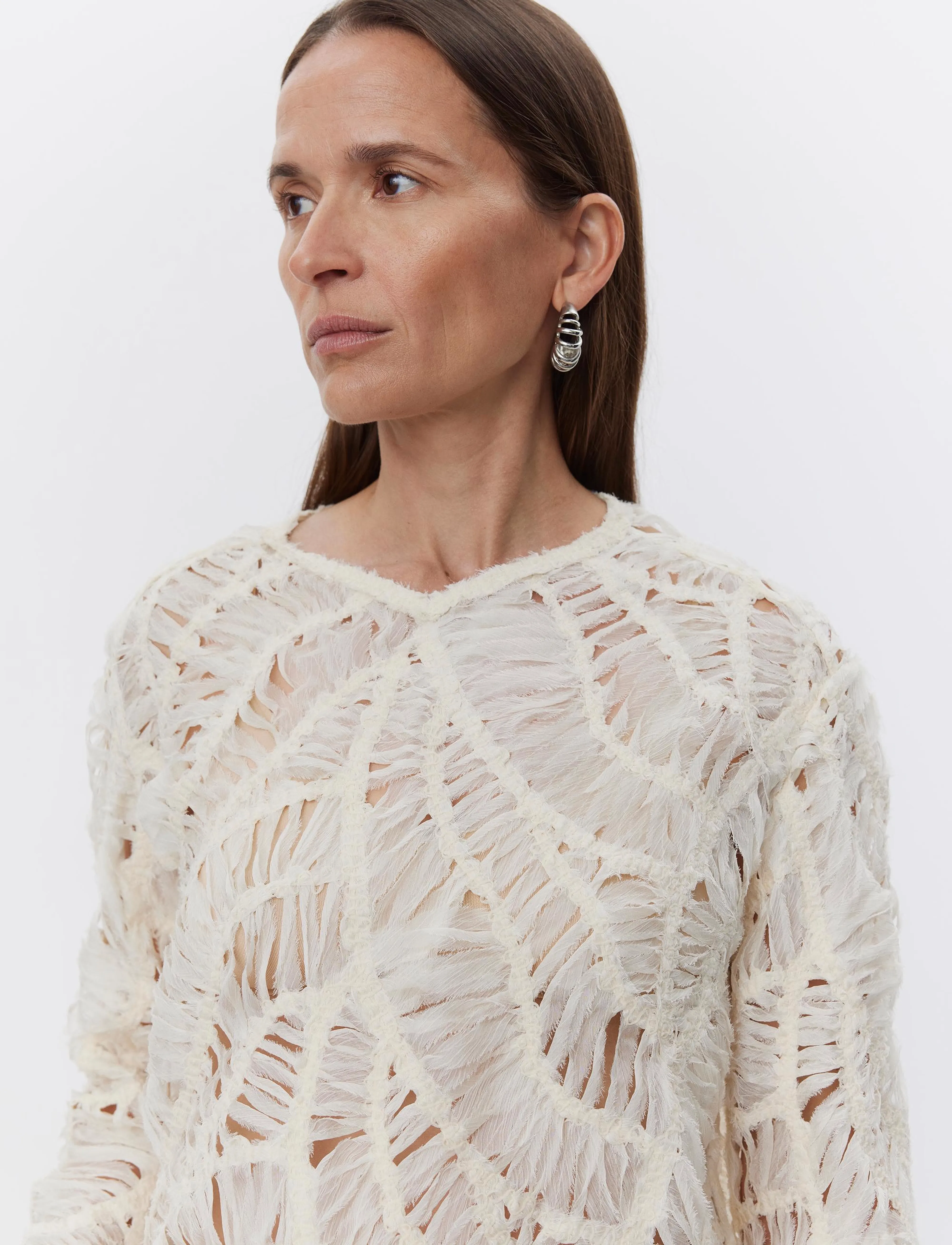 DAY BIRGER ET MIKKELSEN Reyne Crochet Tulle blusar dam – bild 5